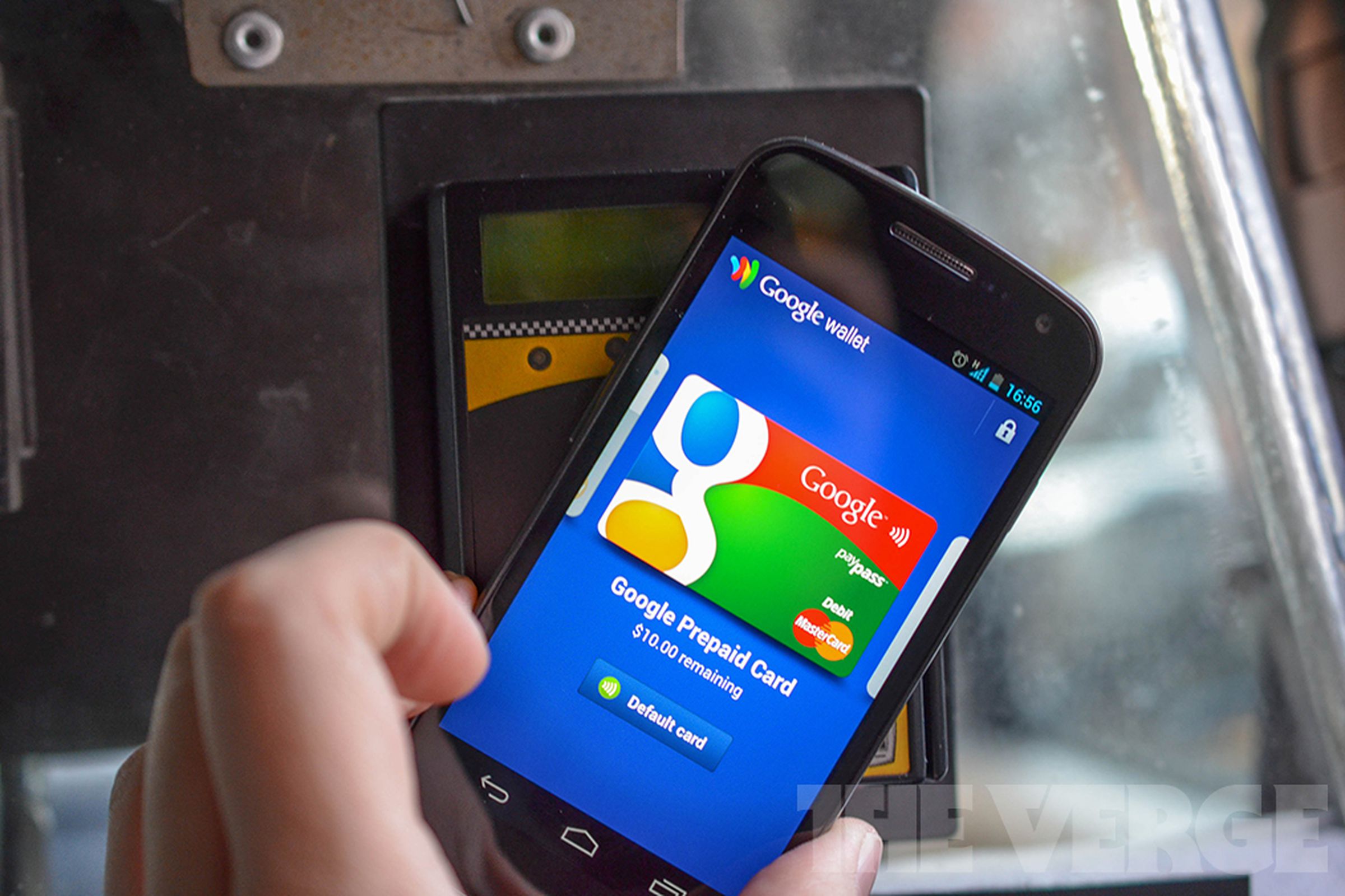 Google Wallet NFC taxi contactless payment (1020