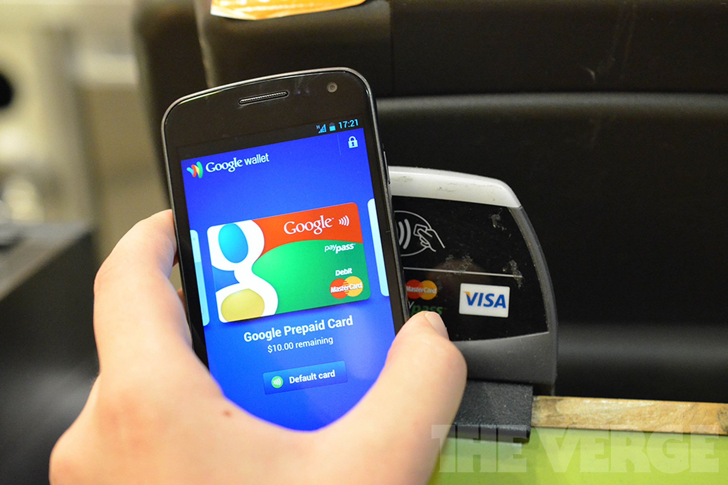 Google Wallet NFC contactless payment (1020)
