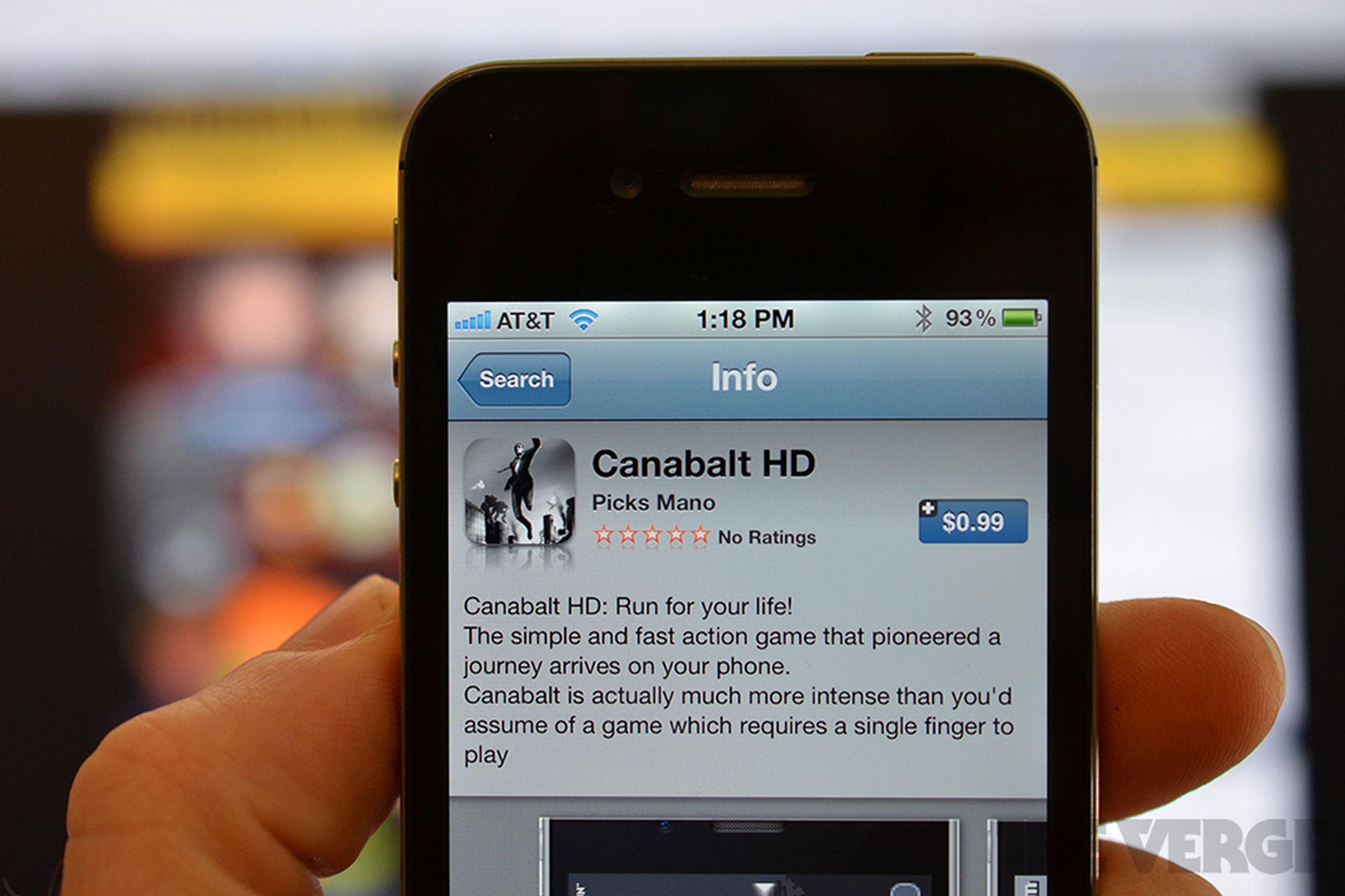 Fake Canabalt HD for iOS