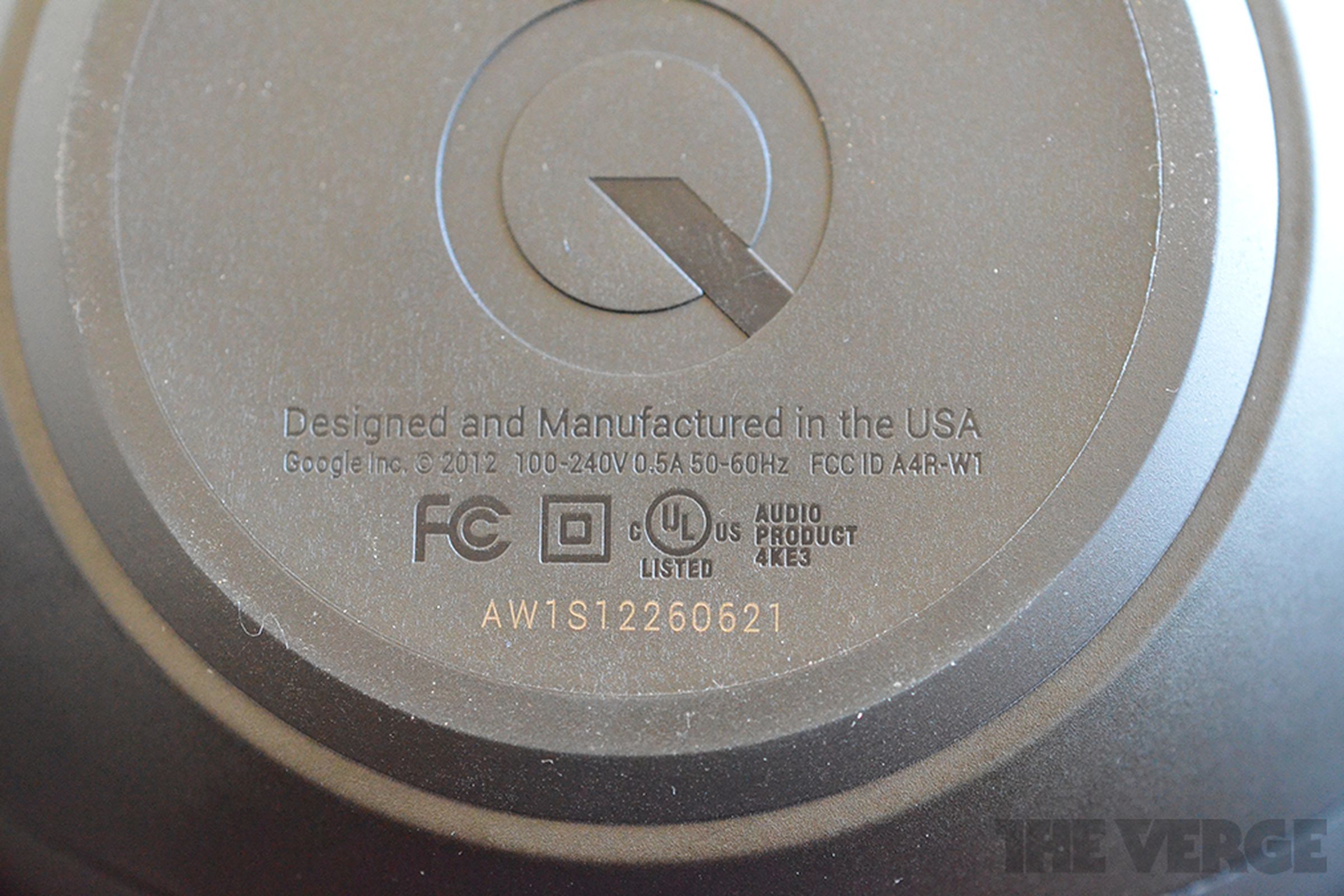 Google Nexus Q made in USA