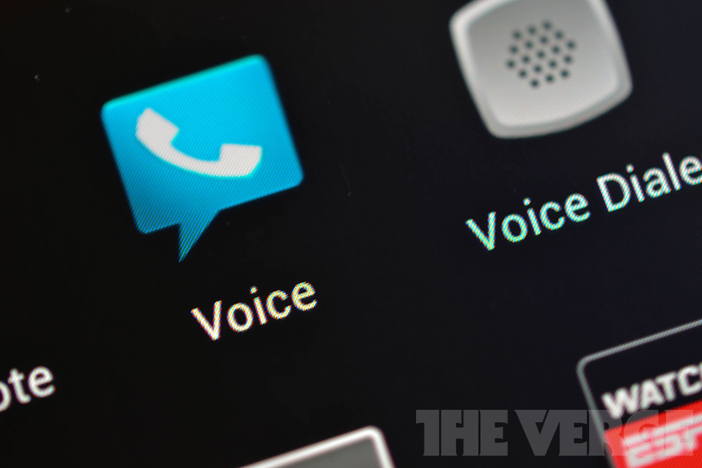 Google Voice Icon (white watermark)