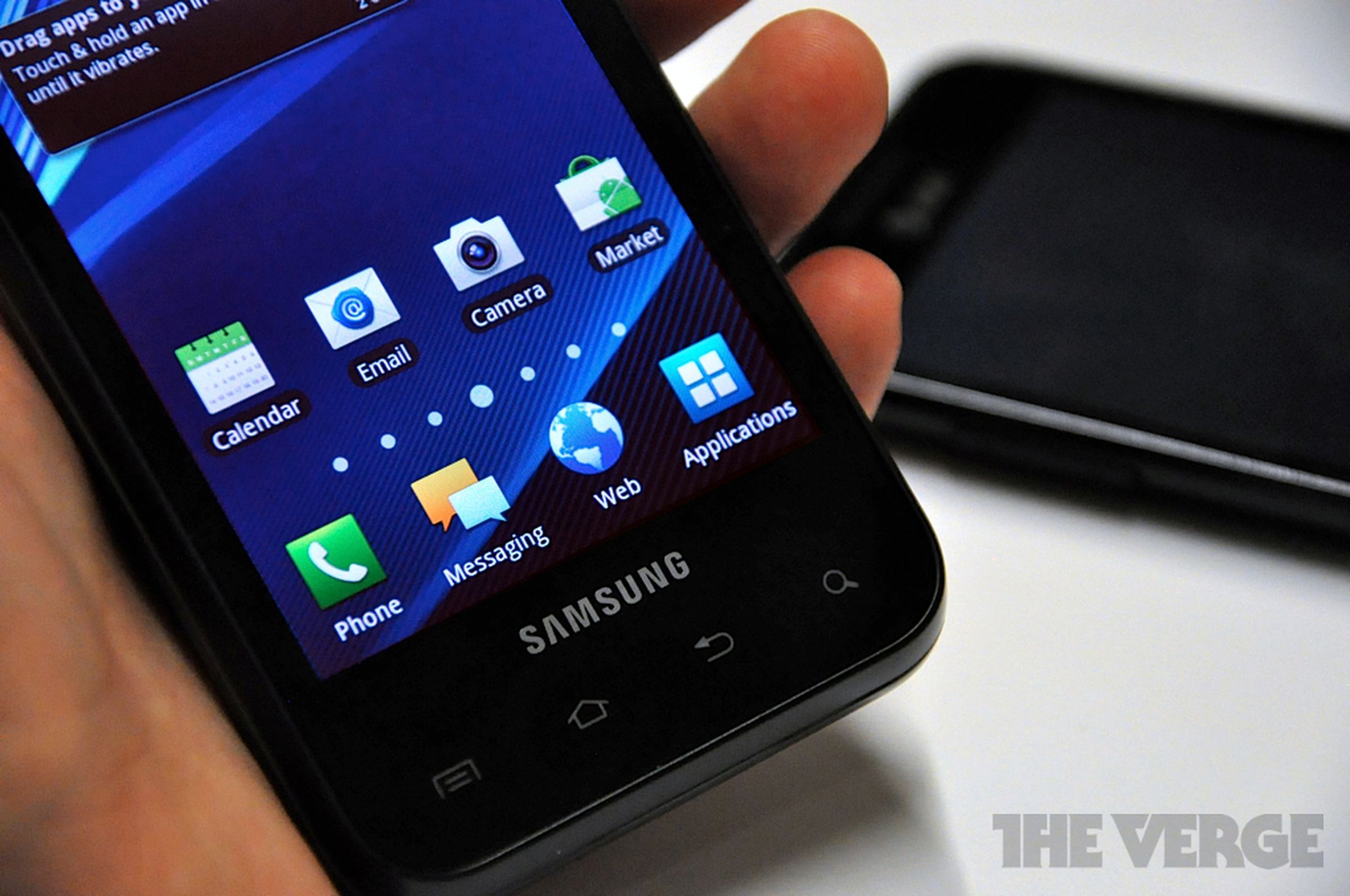 Samsung Captivate Glide and Double Time hands-on pictures