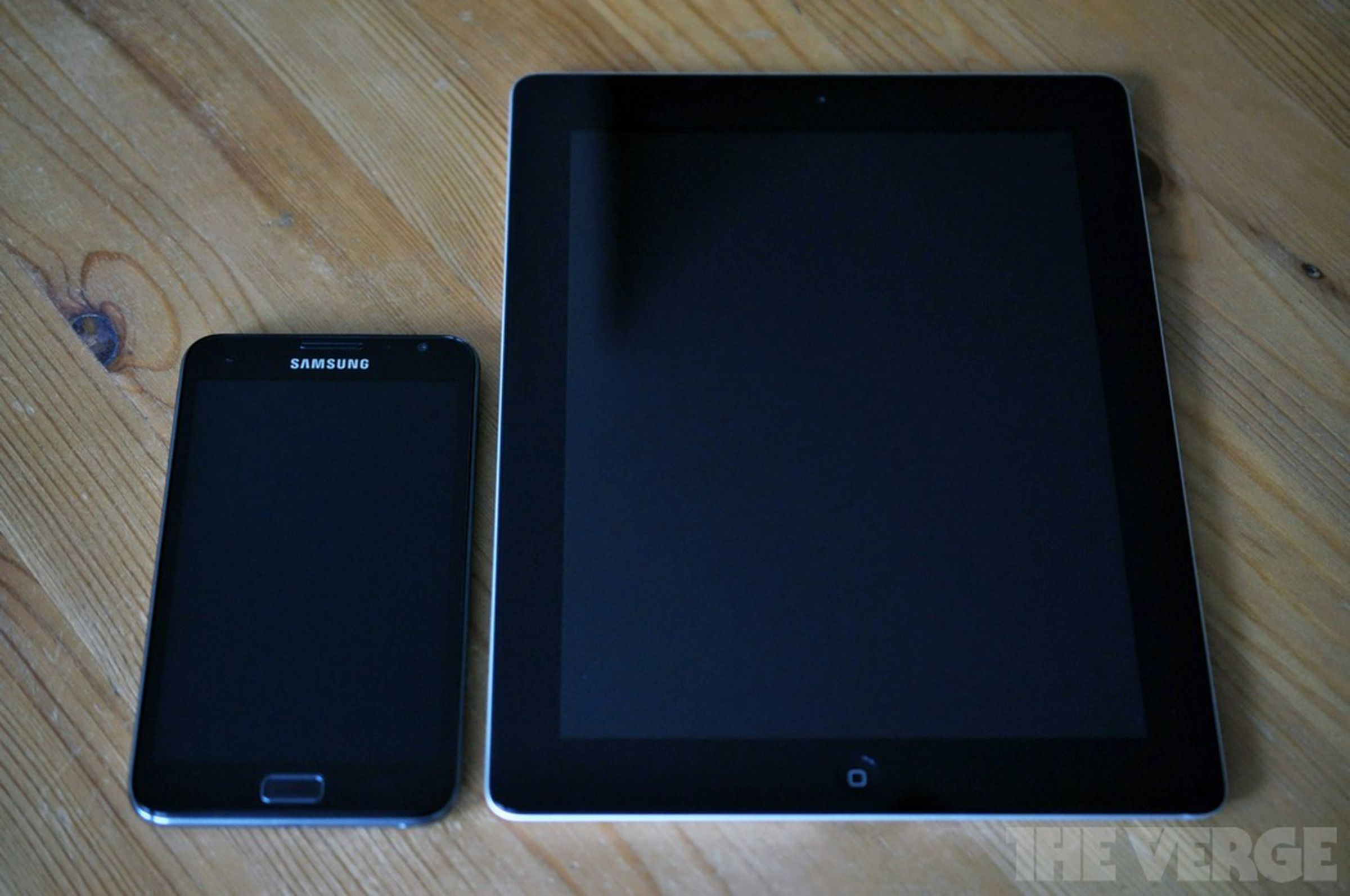 Samsung Galaxy Note size comparison