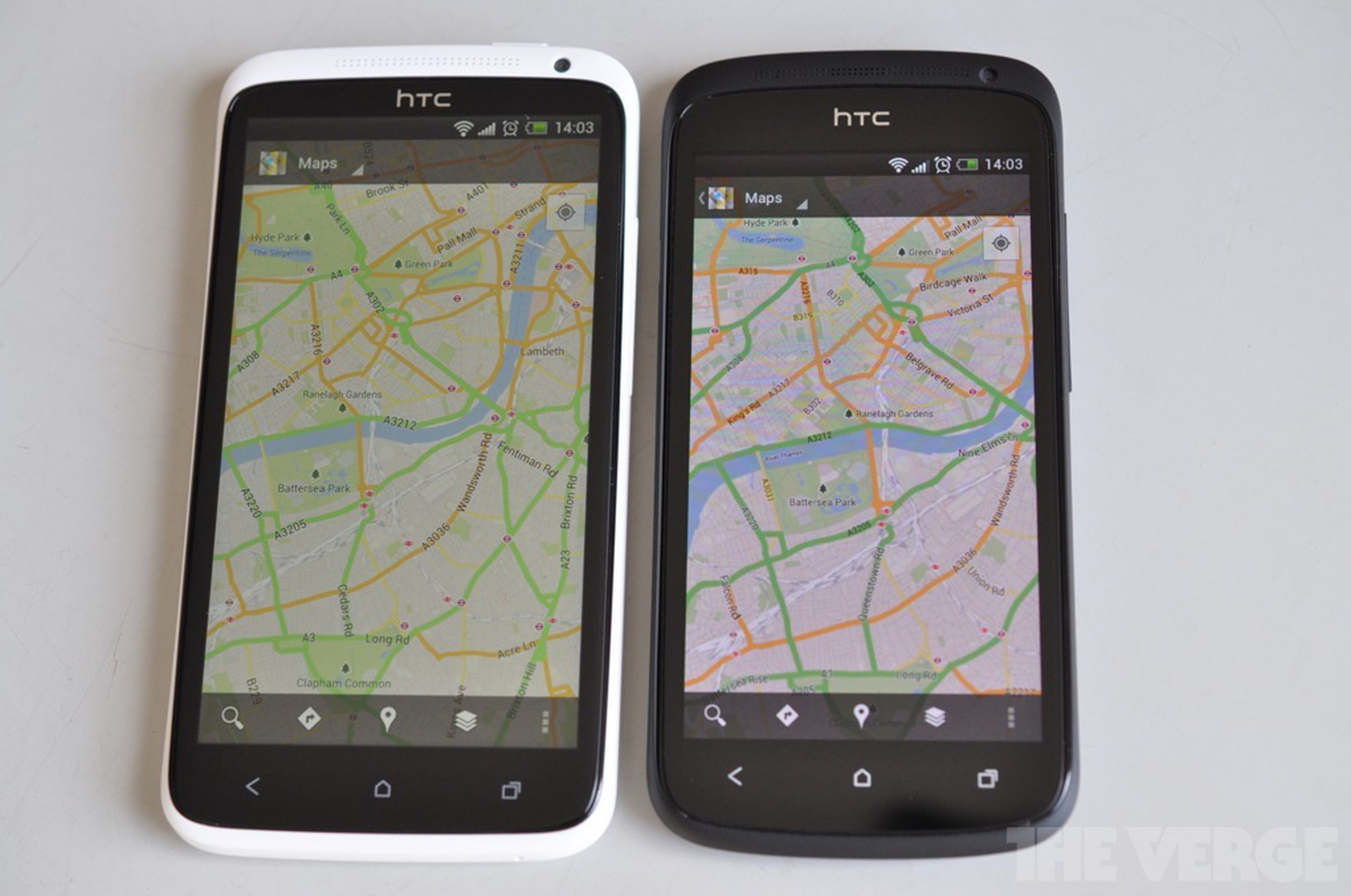HTC One S vs. One X pictures