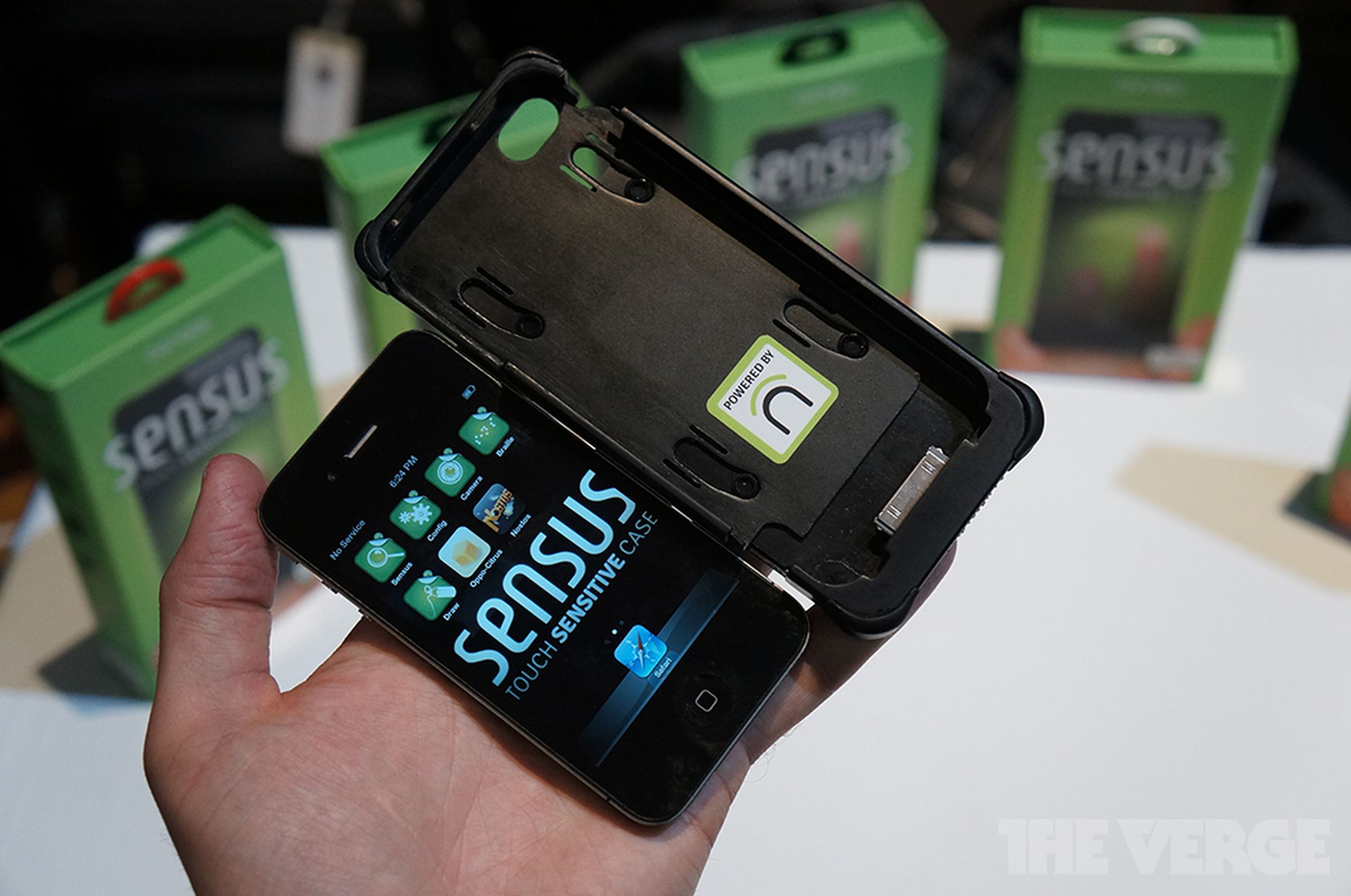 Canopy Sensus touch-enabled iPhone case photos