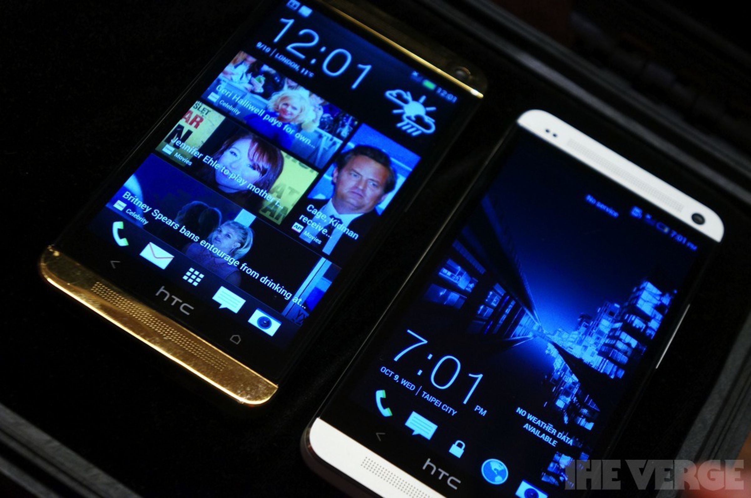 HTC One gold hands-on photos