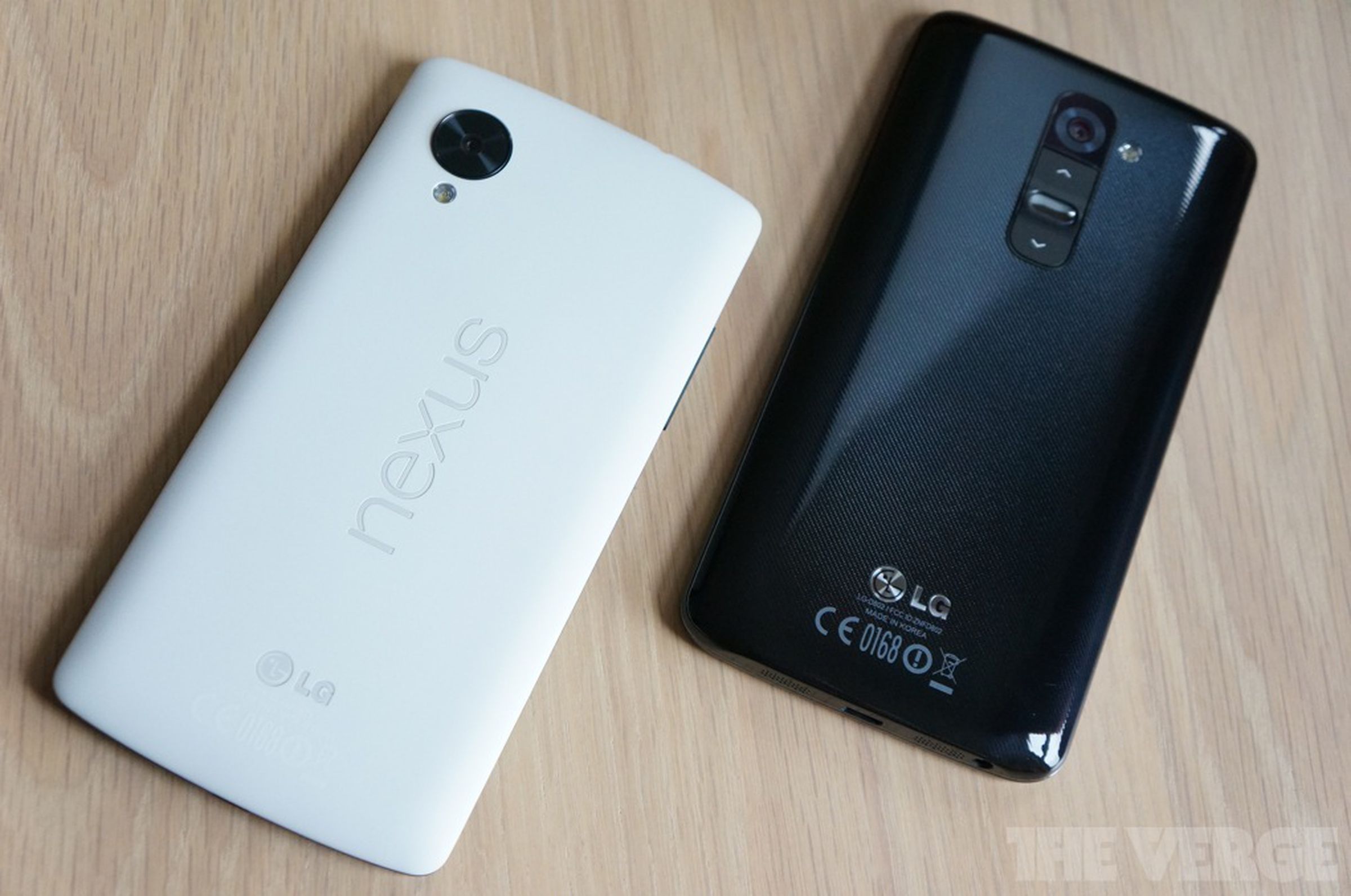 Nexus 5 vs. LG G2 photos
