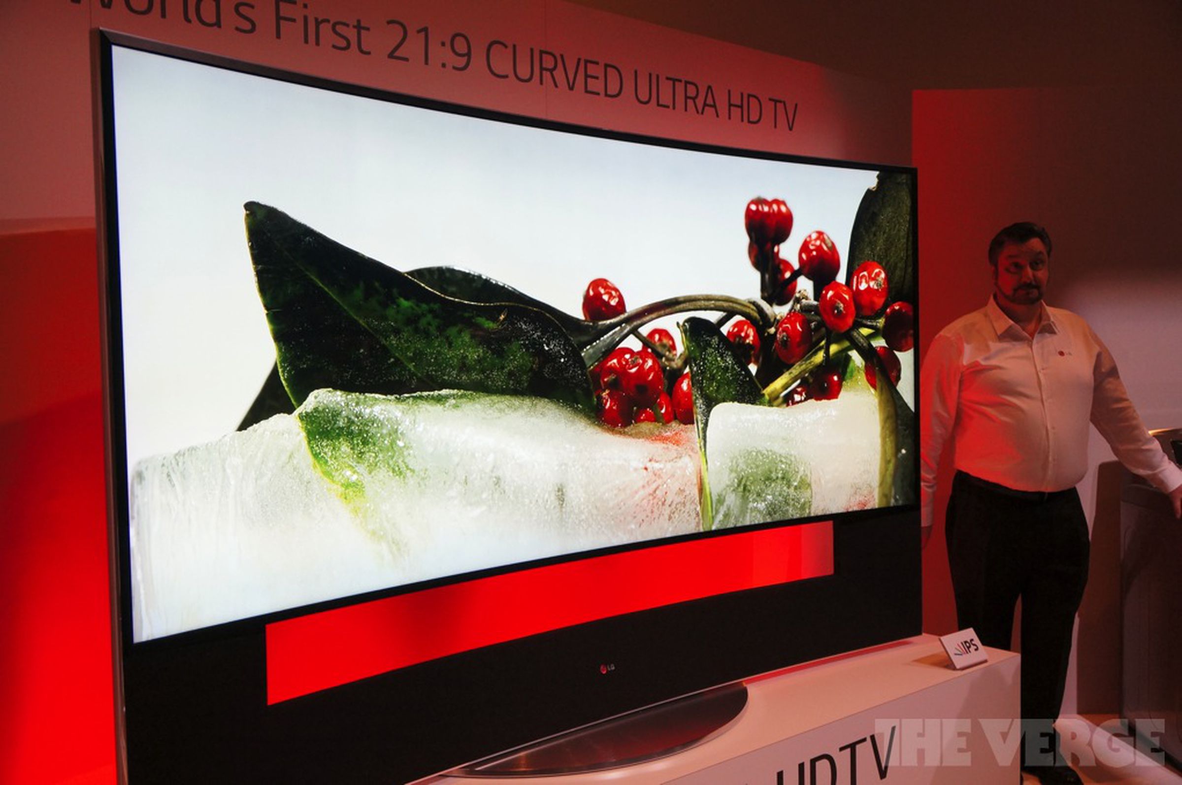 LG's new curved 105-inch UHD TV