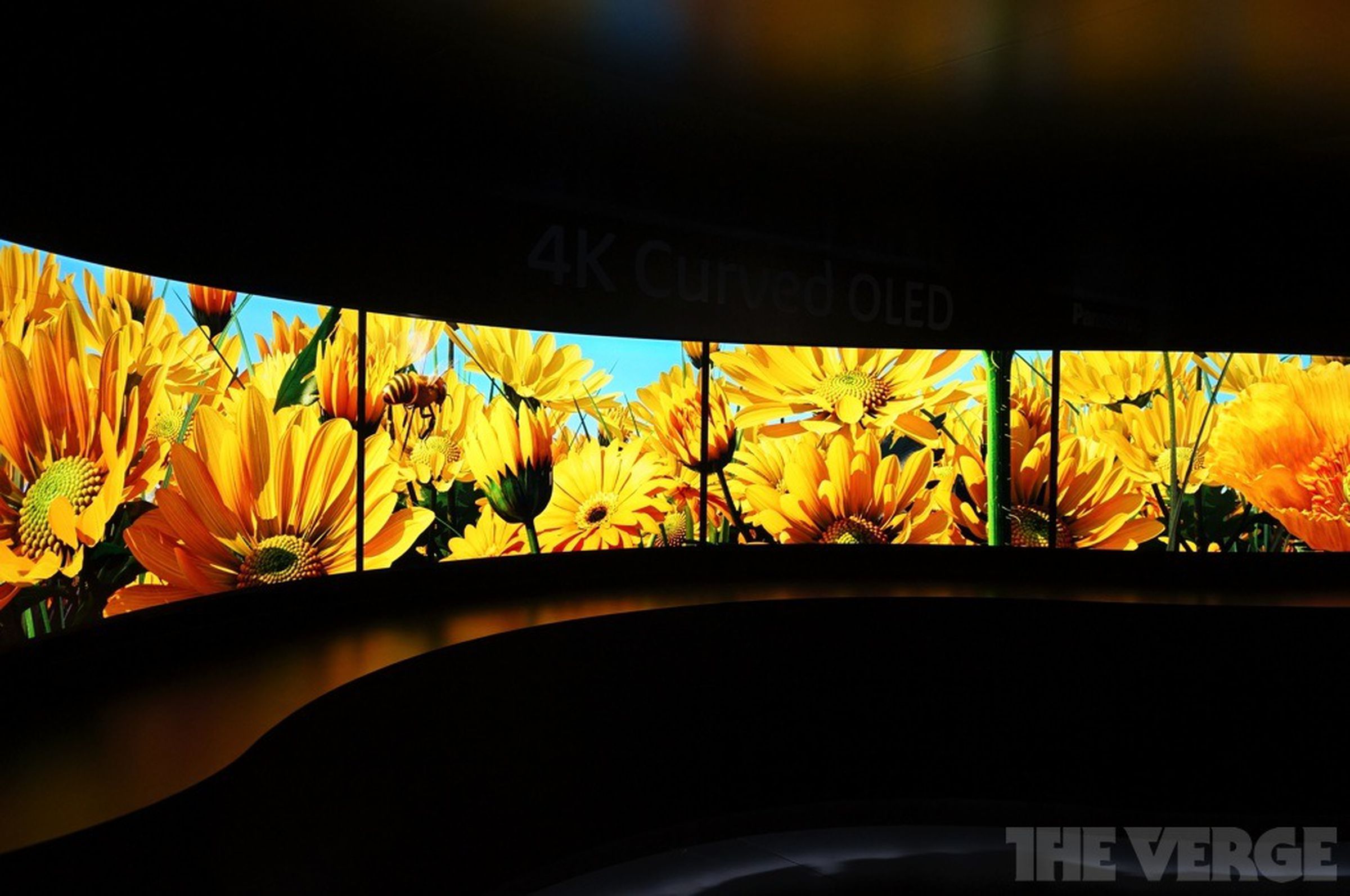 Panasonic's curved 4K OLED TV