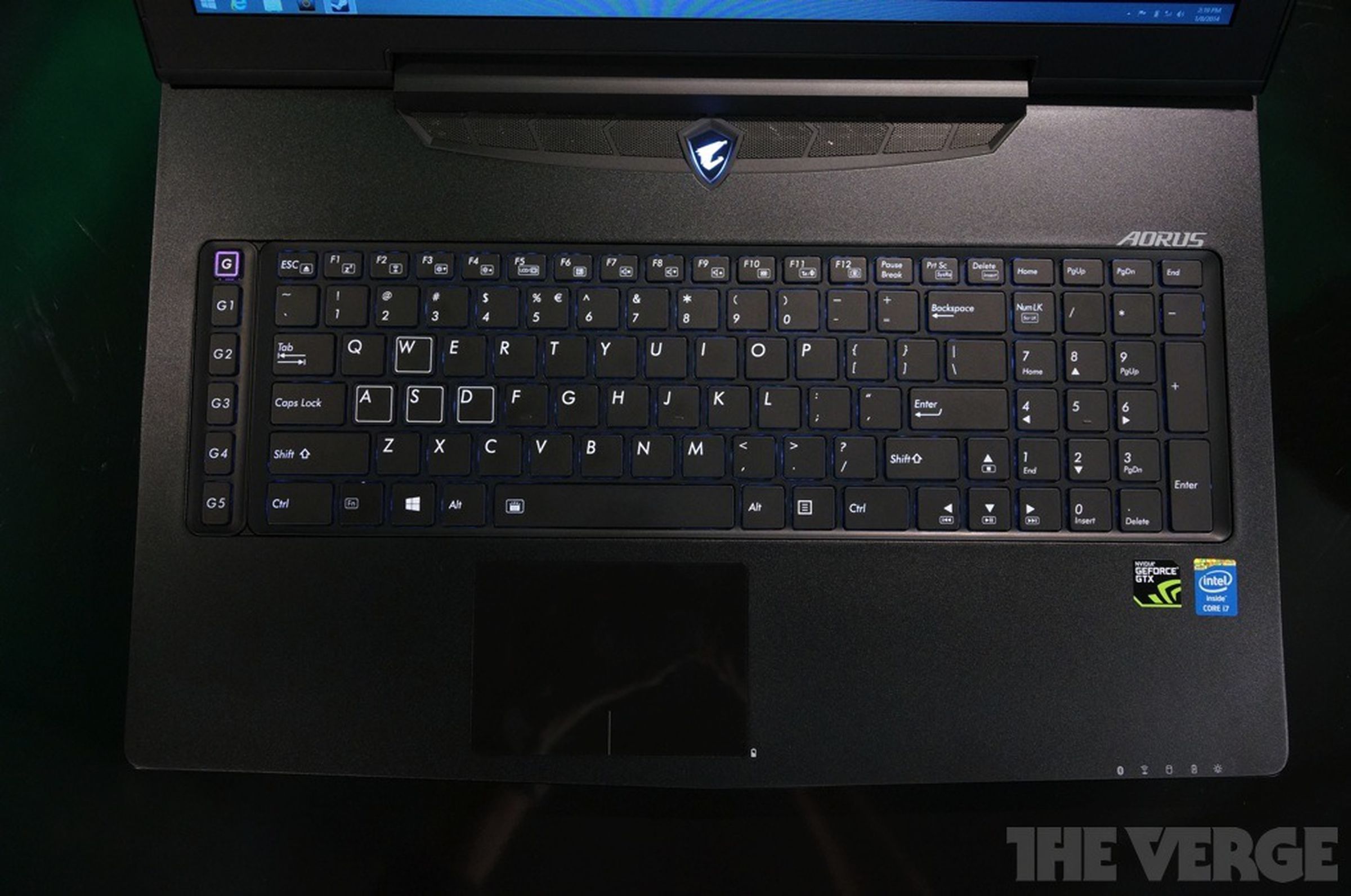 Aorus X7 gaming laptop hands-on