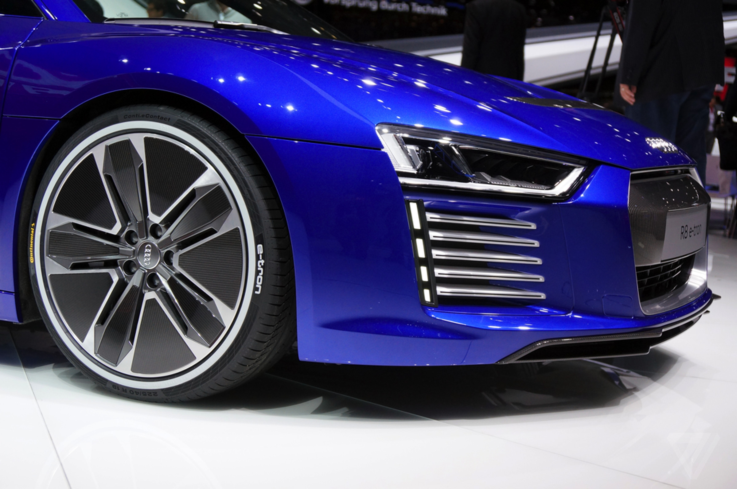 Audi R8 e-tron at the Geneva Motor Show 2015