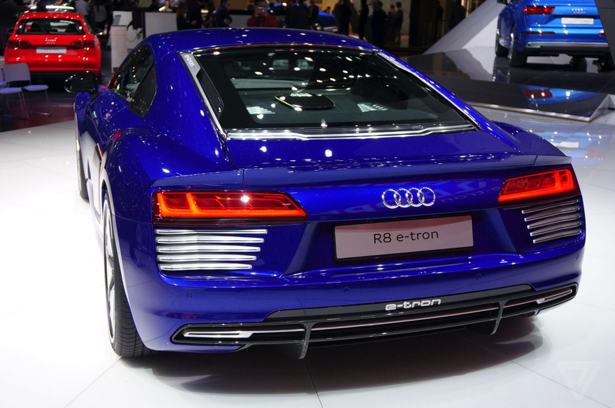 Audi R8 e-tron at the Geneva Motor Show 2015