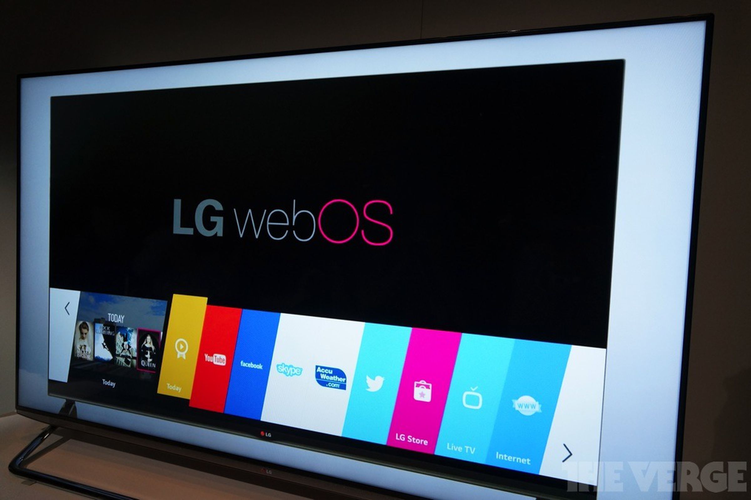 LG primarily uses webOS in its smart TVs.