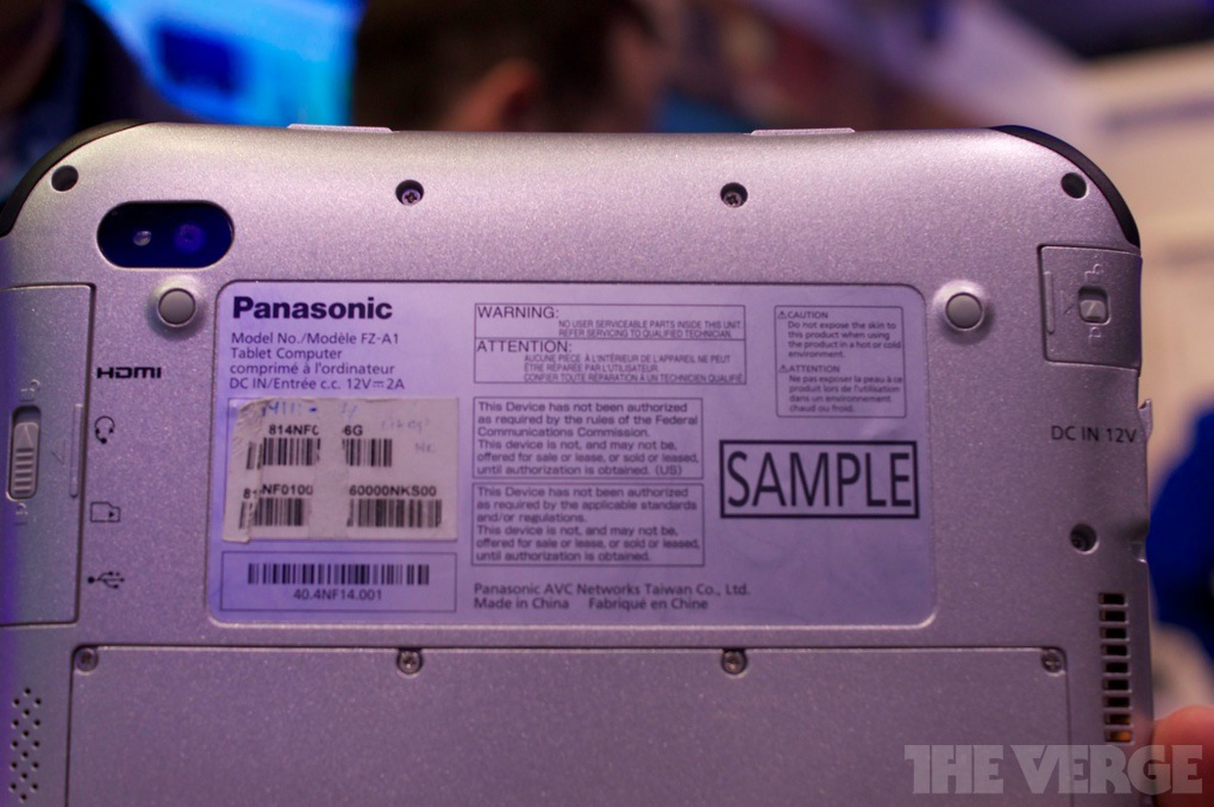 Panasonic ToughPad A1 photos