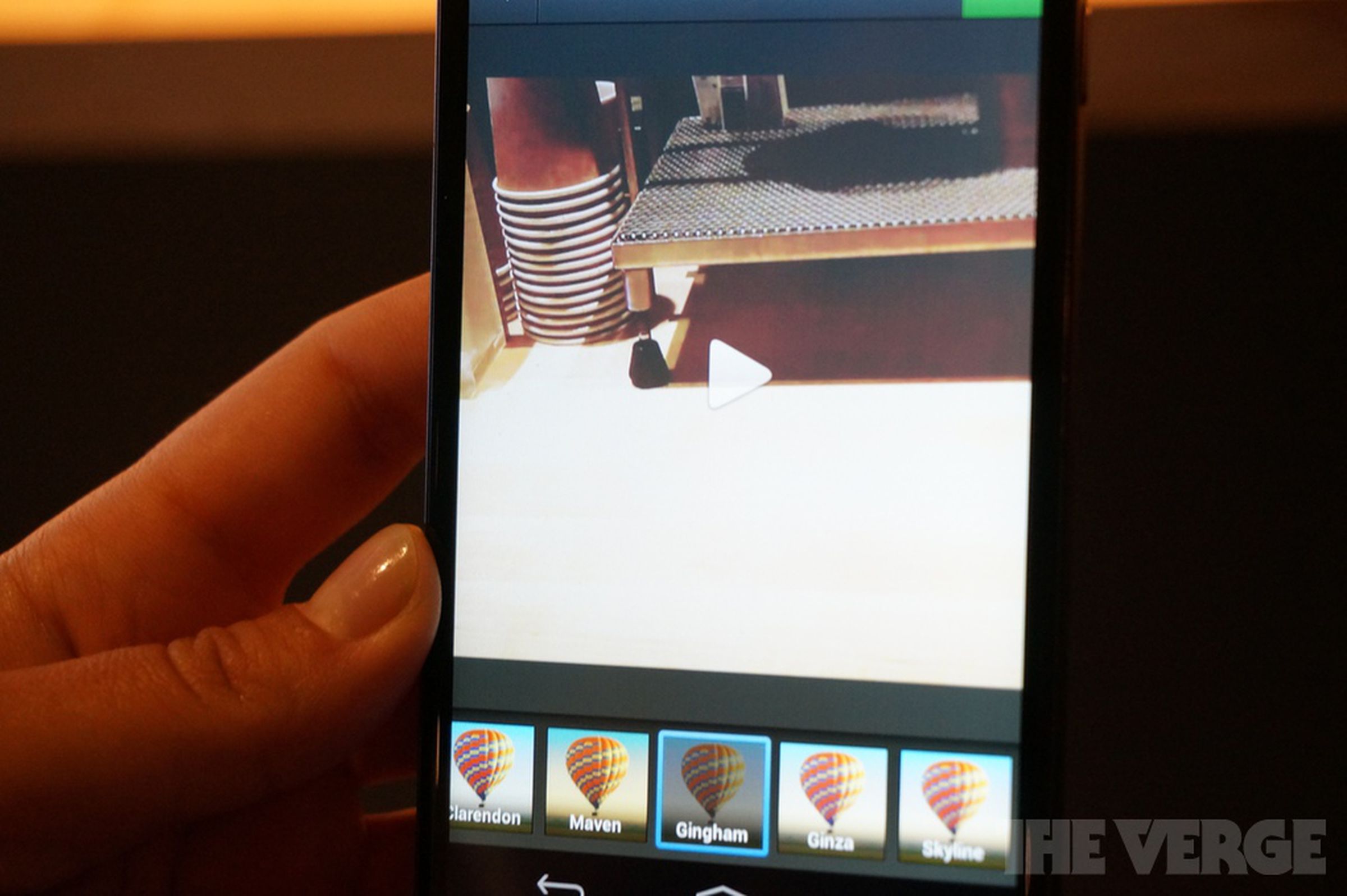 Instagram video on Android Hands-on photos