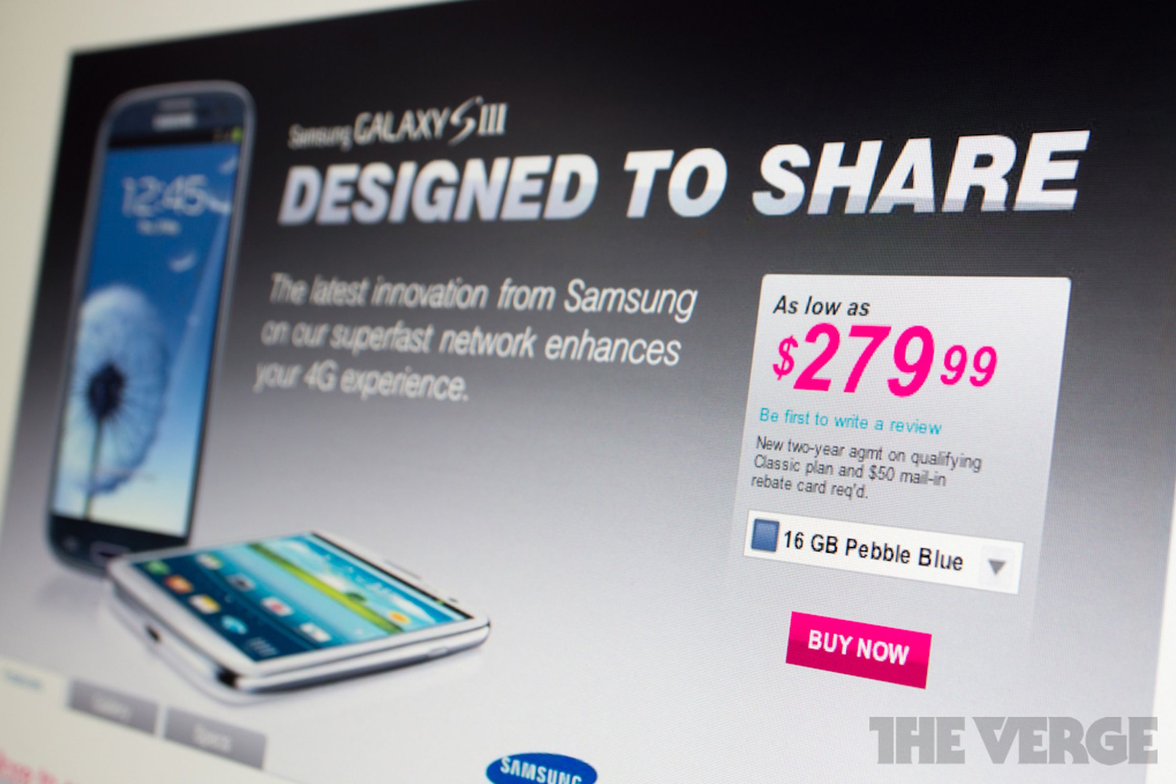 galaxy s iii t-mobile pricing