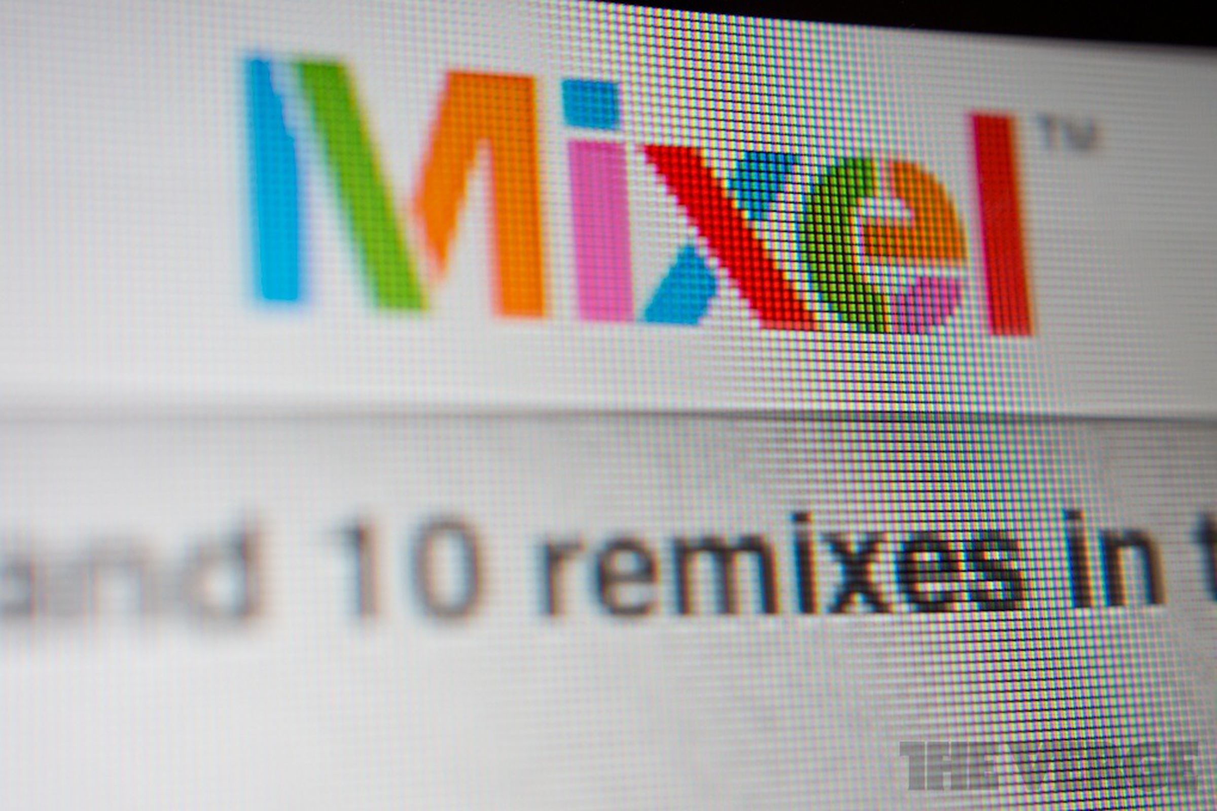 Mixel logo close-up