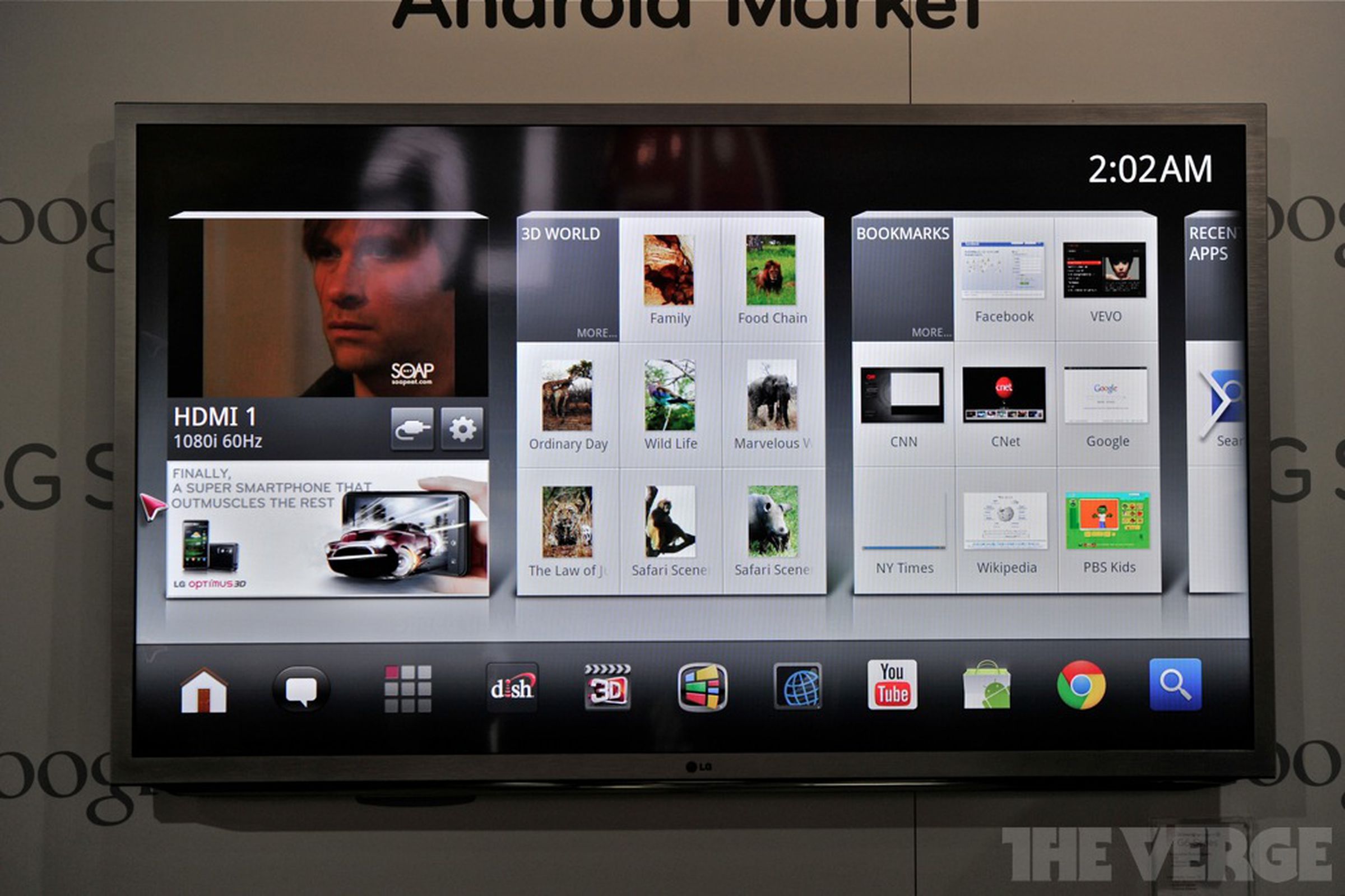 LG Smart TV with Google TV hands-on photos