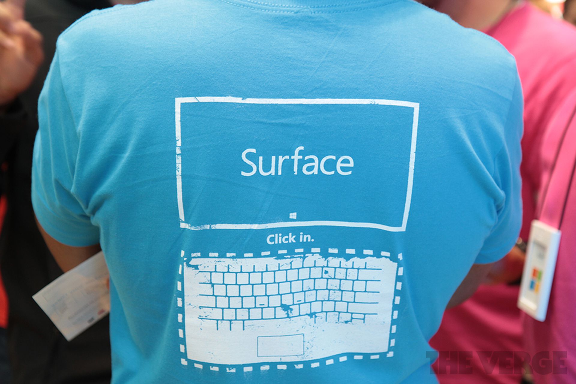 Surface launch at Times Square at Microsoft, it's hip to be square