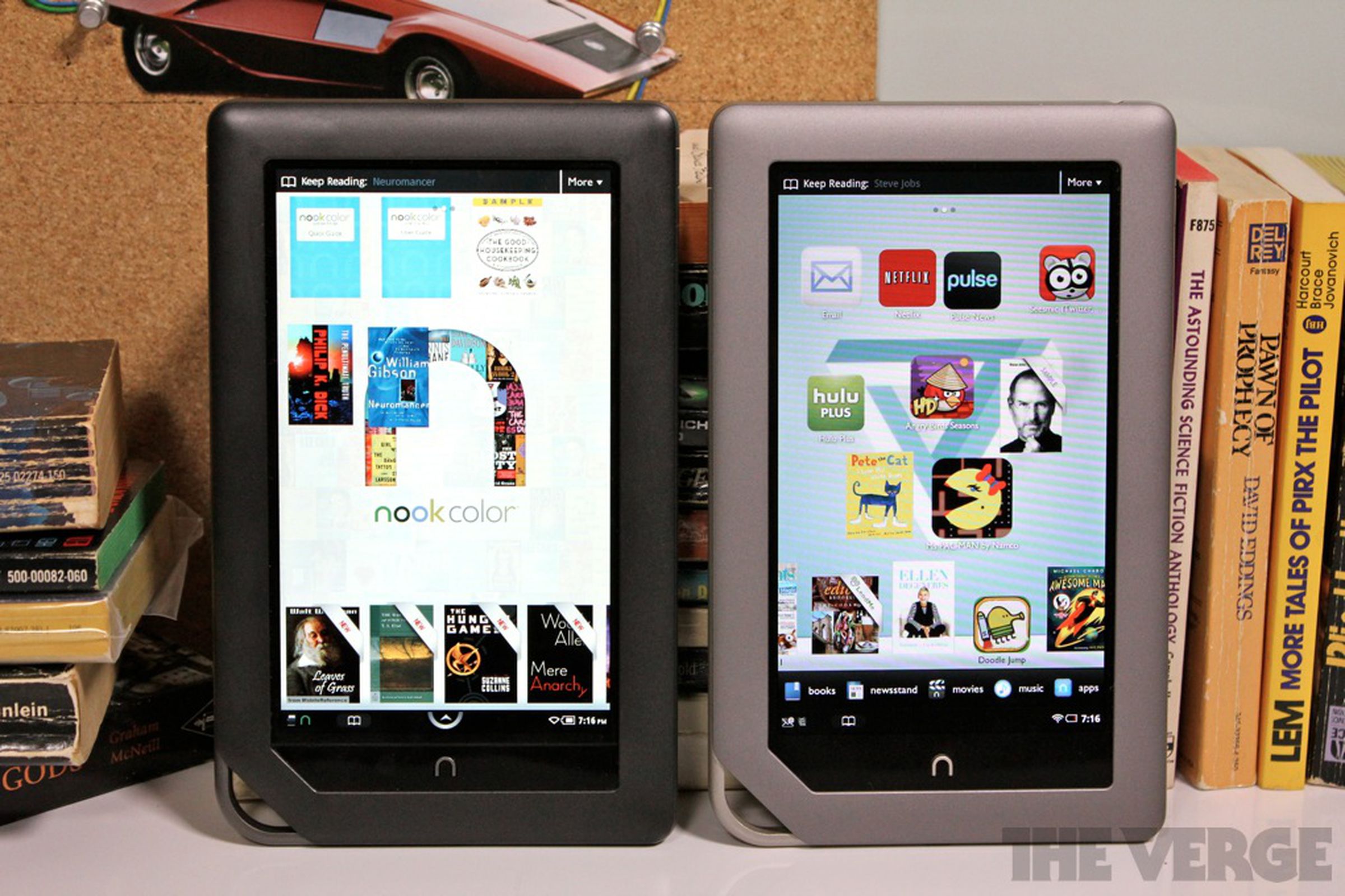 Nook Tablet, Kindle Fire, Nook Color compared 