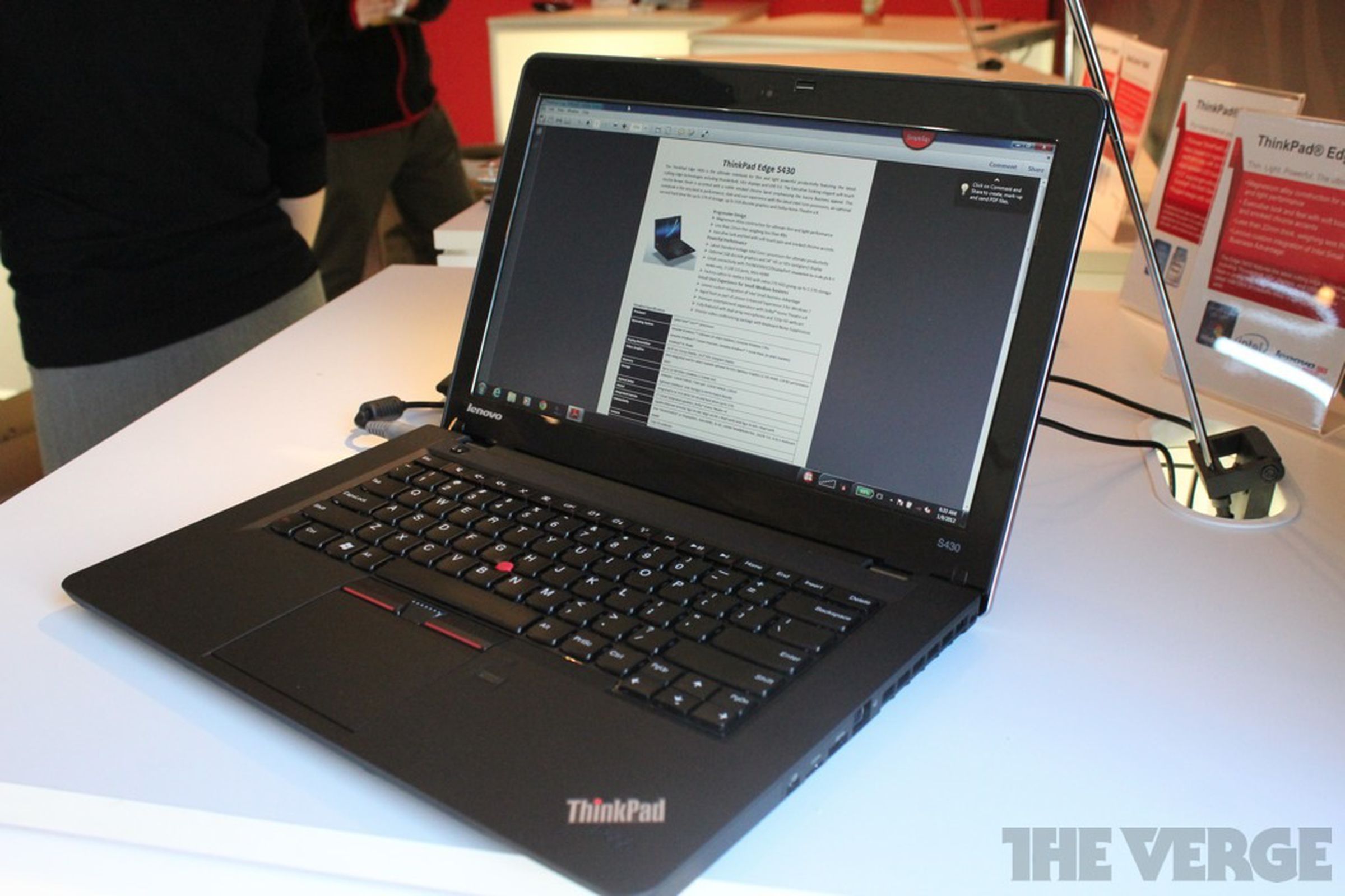 Lenovo ThinkPad T430u ultrabook and Edge S430 hands-on