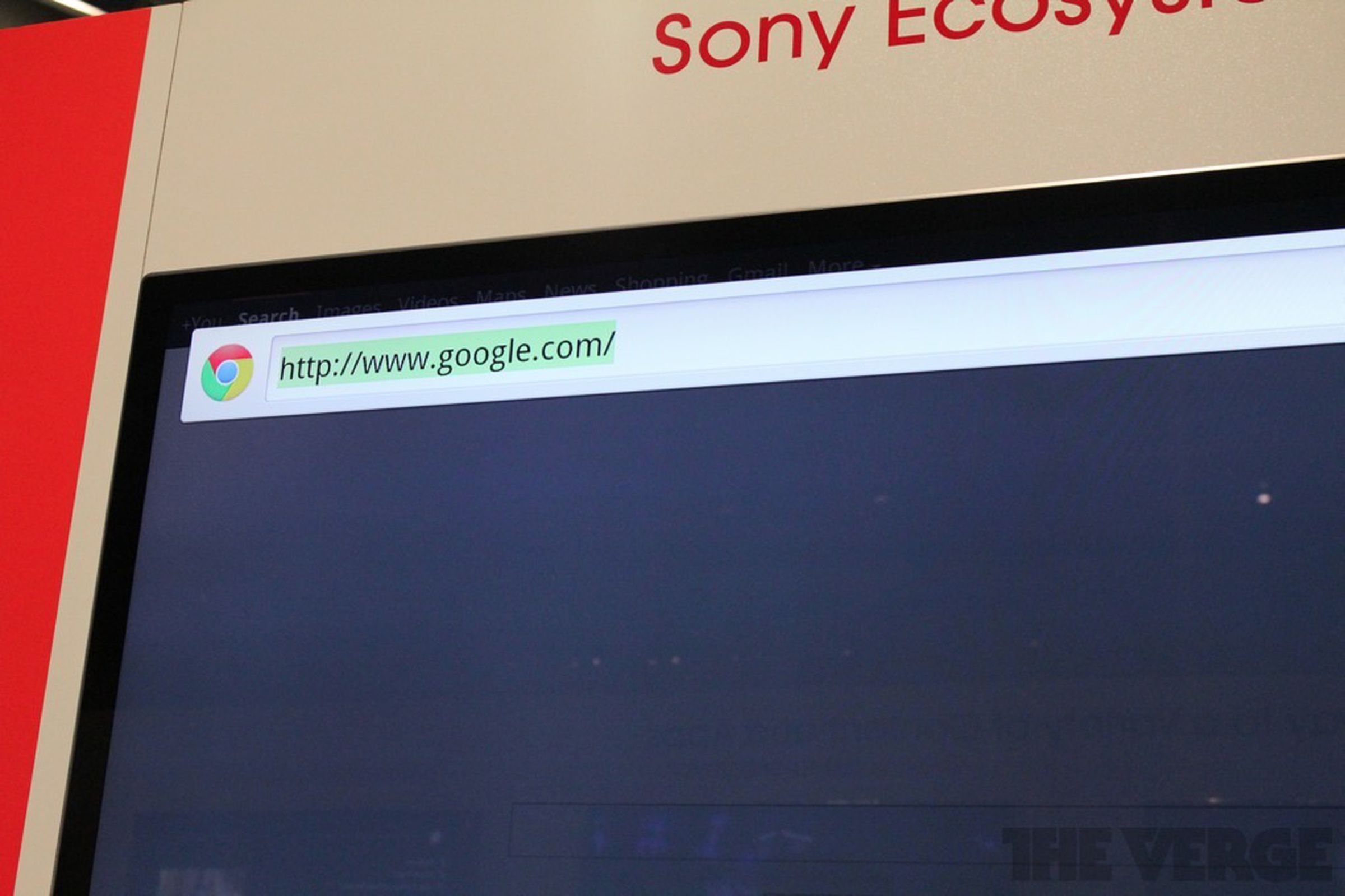 Sony Google TV 2.0 user interface hands-on pictures