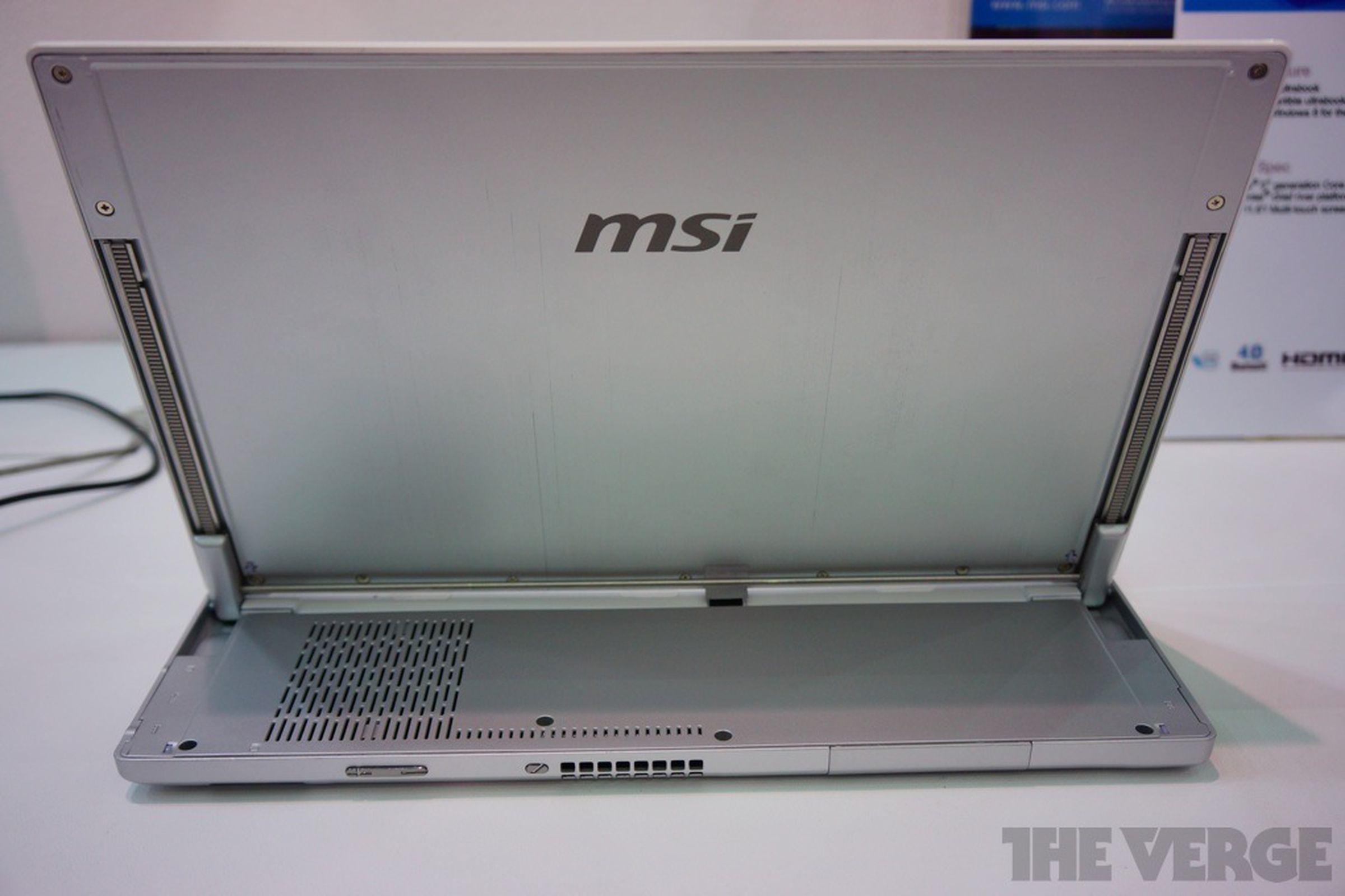 MSI Slider S20 hands-on photos