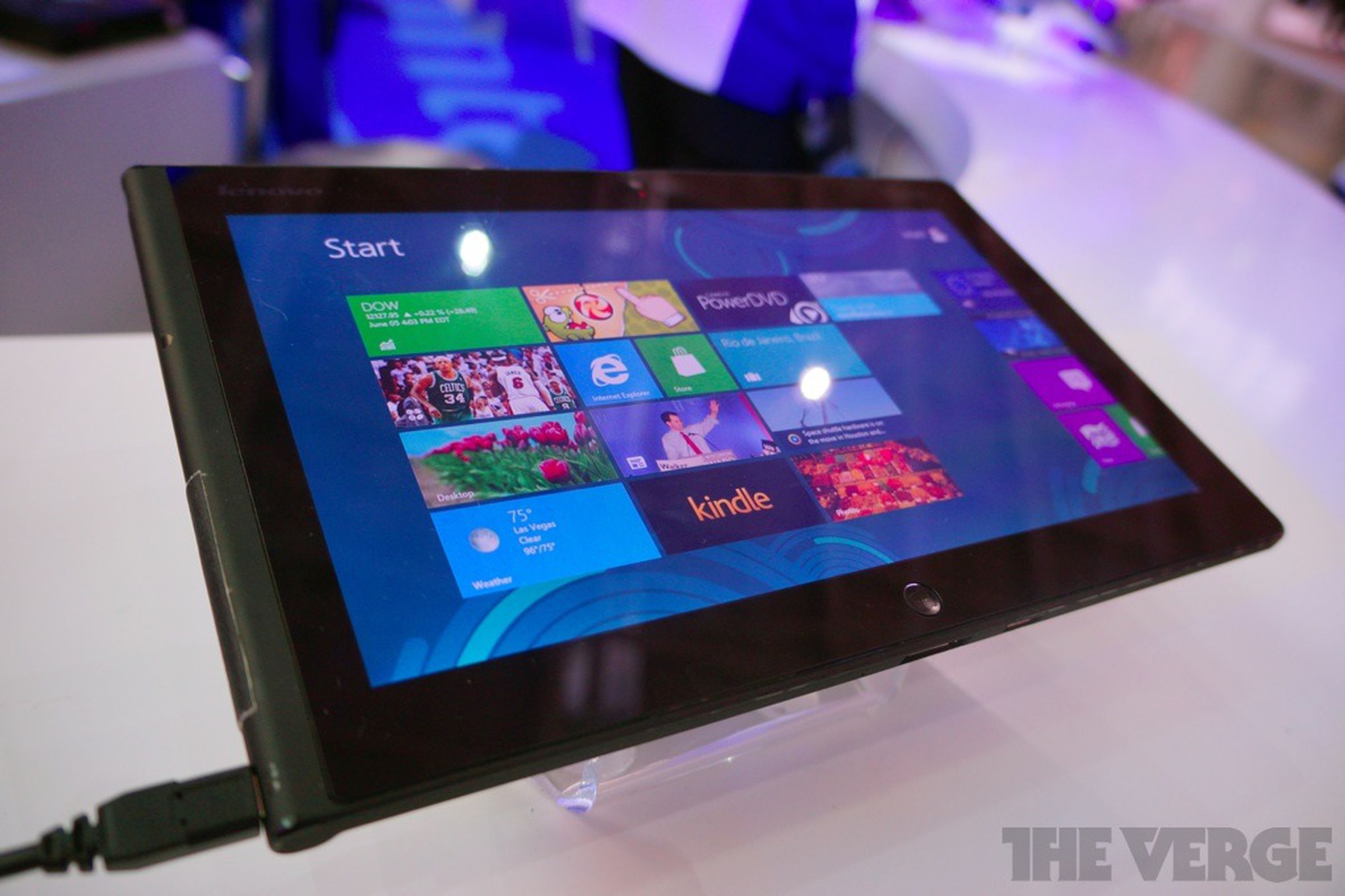 Lenovo ThinkPad Windows 8 tablet prototype photos