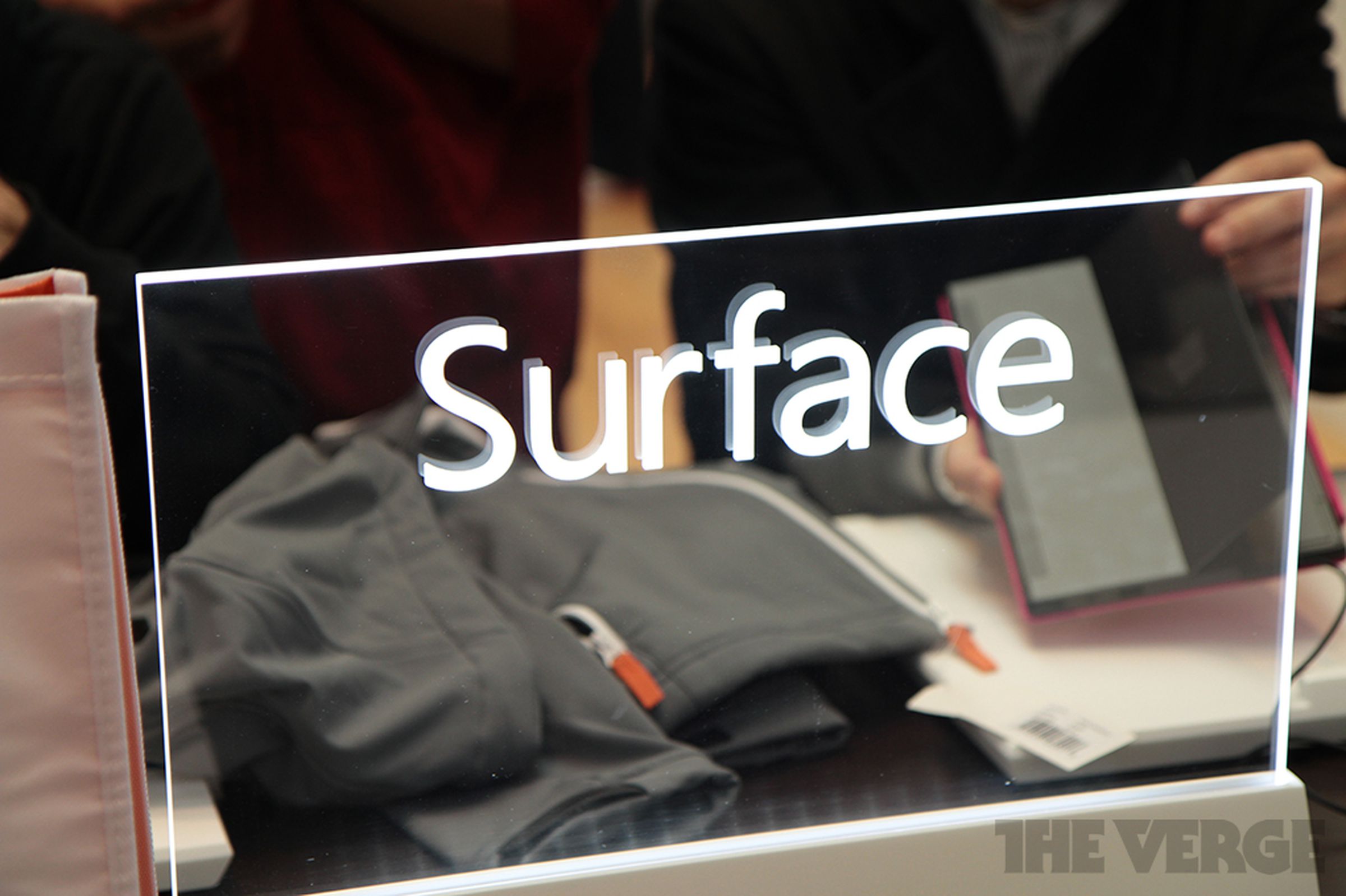 Microsoft Surface launch pictures