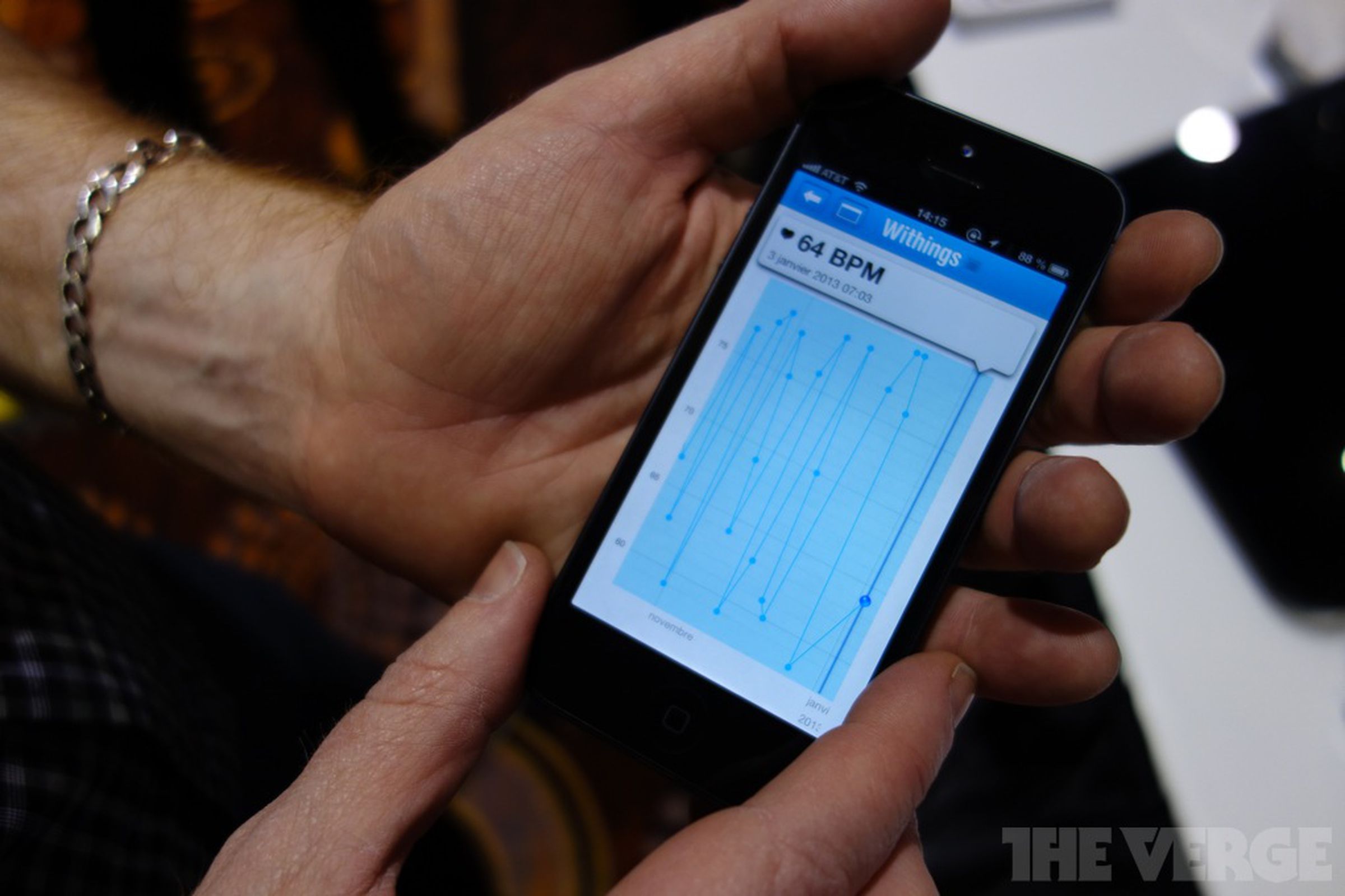 Withings Smart Activity Tracker and Smart Body Analyzer scale hands-on photos