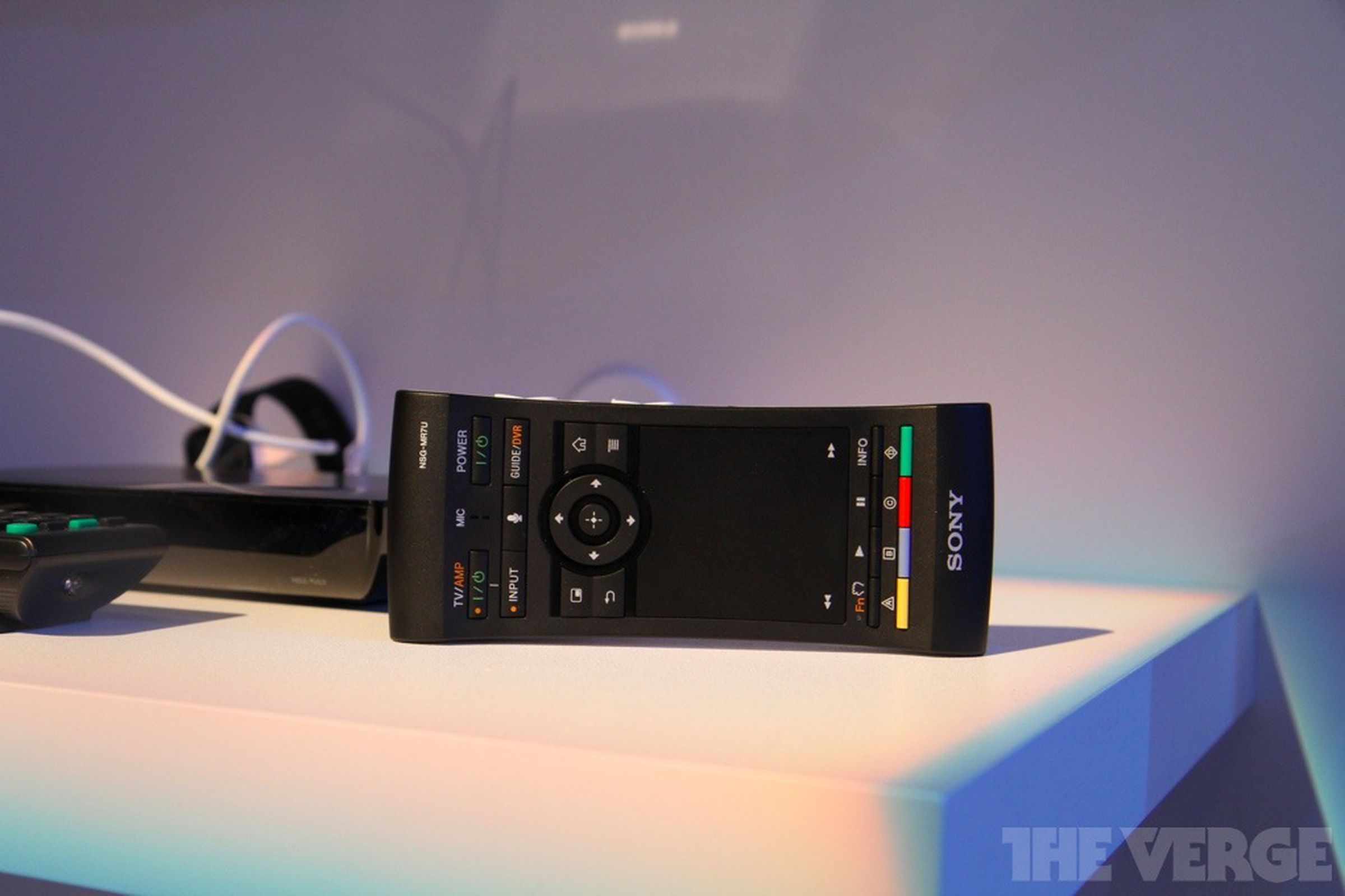 Sony voice-controlled Google TV remote hands-on photos