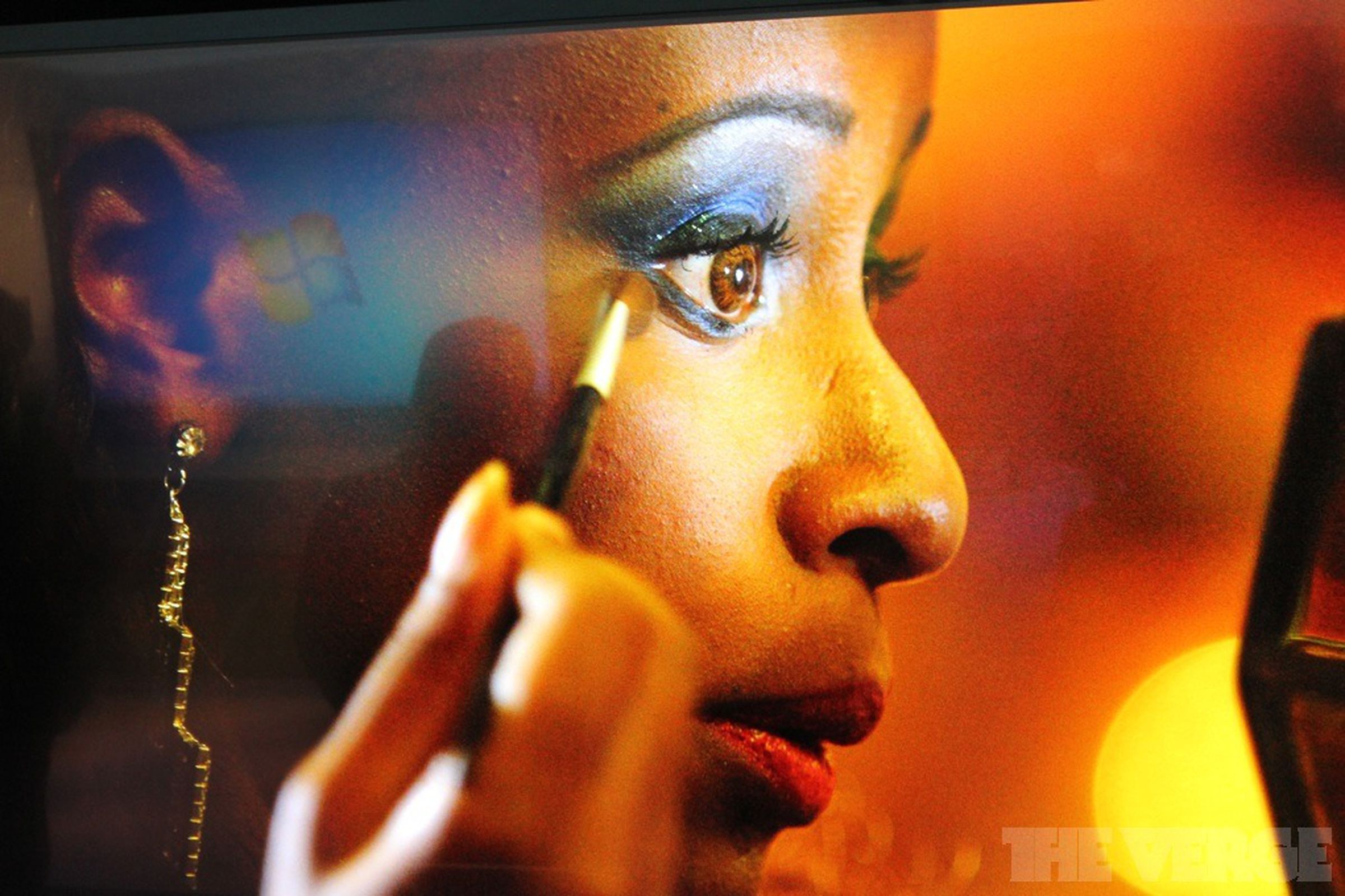 More hands-on photos with the Sony 4K OLED TV