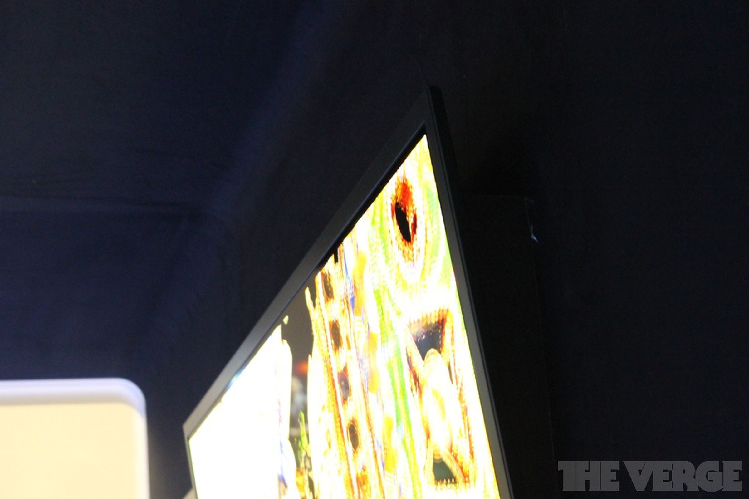 More hands-on photos with the Sony 4K OLED TV