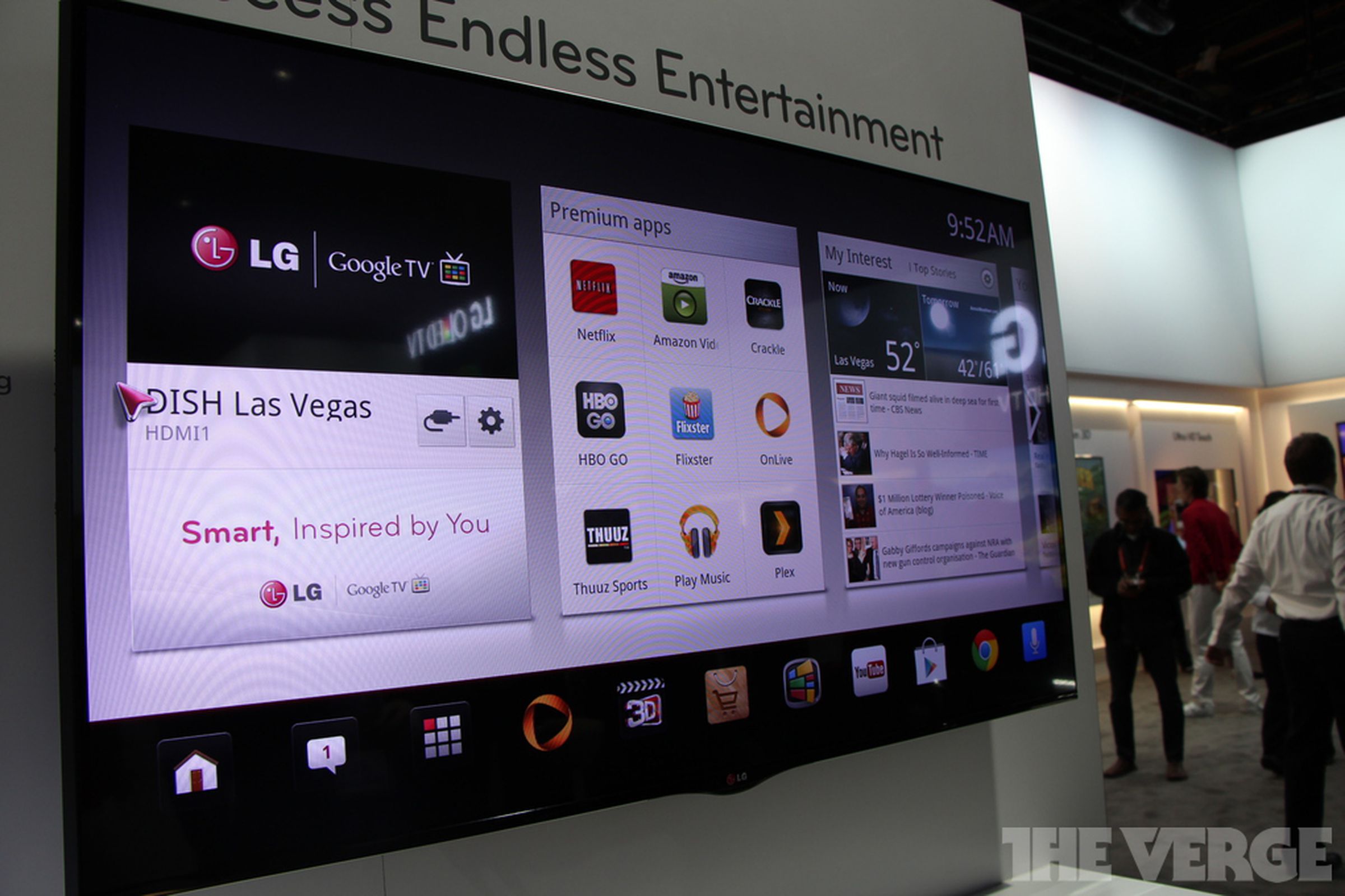LG's Google TV hands-on photos