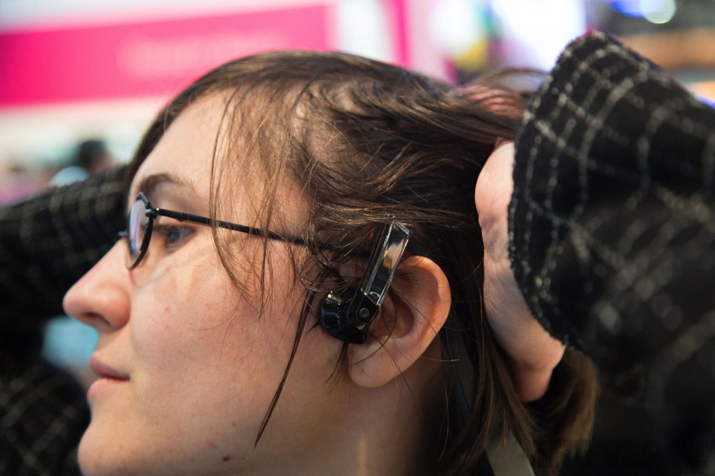 Panasonic bone conduction headphones photos