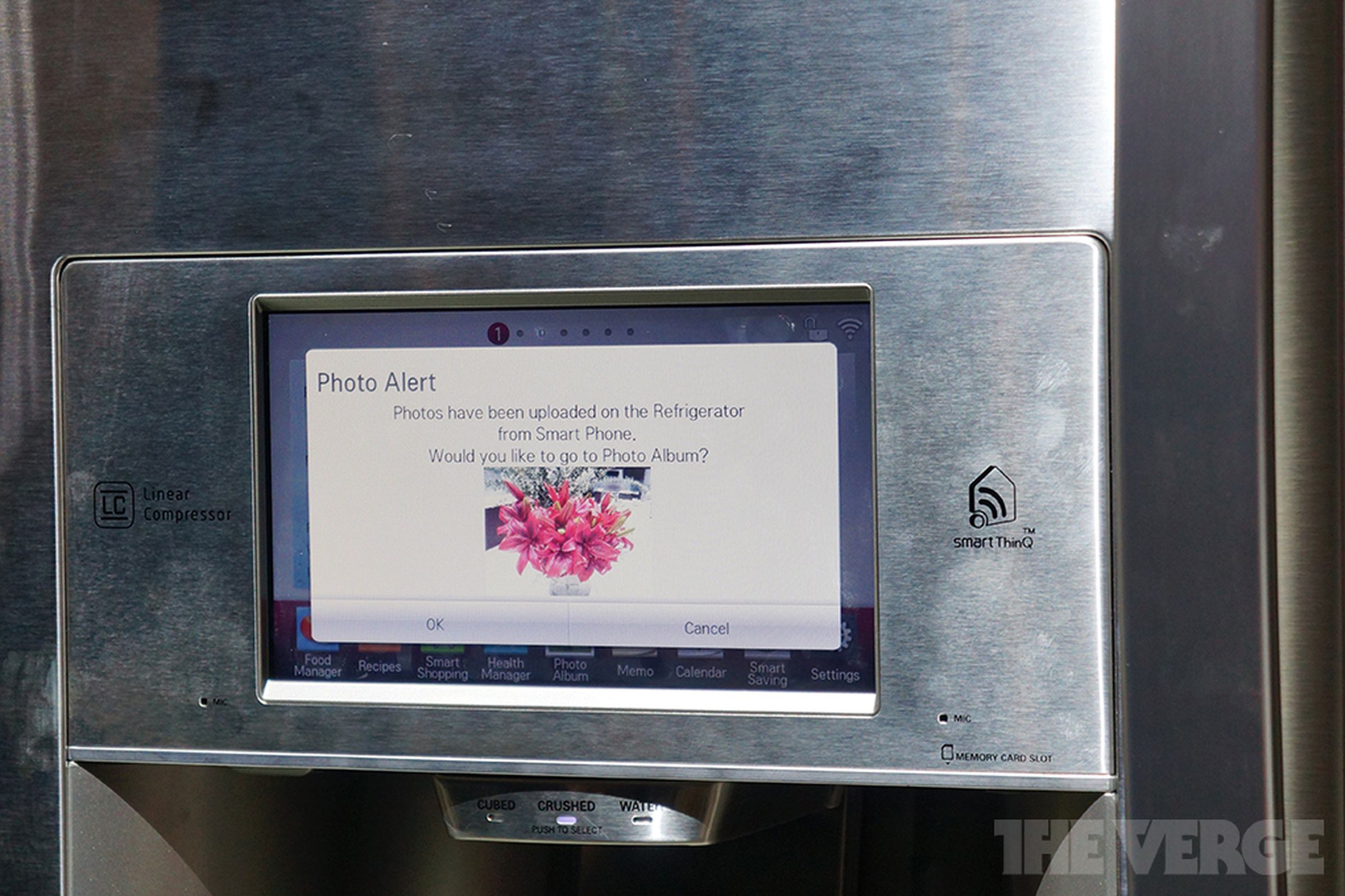 LG's texting smart appliances
