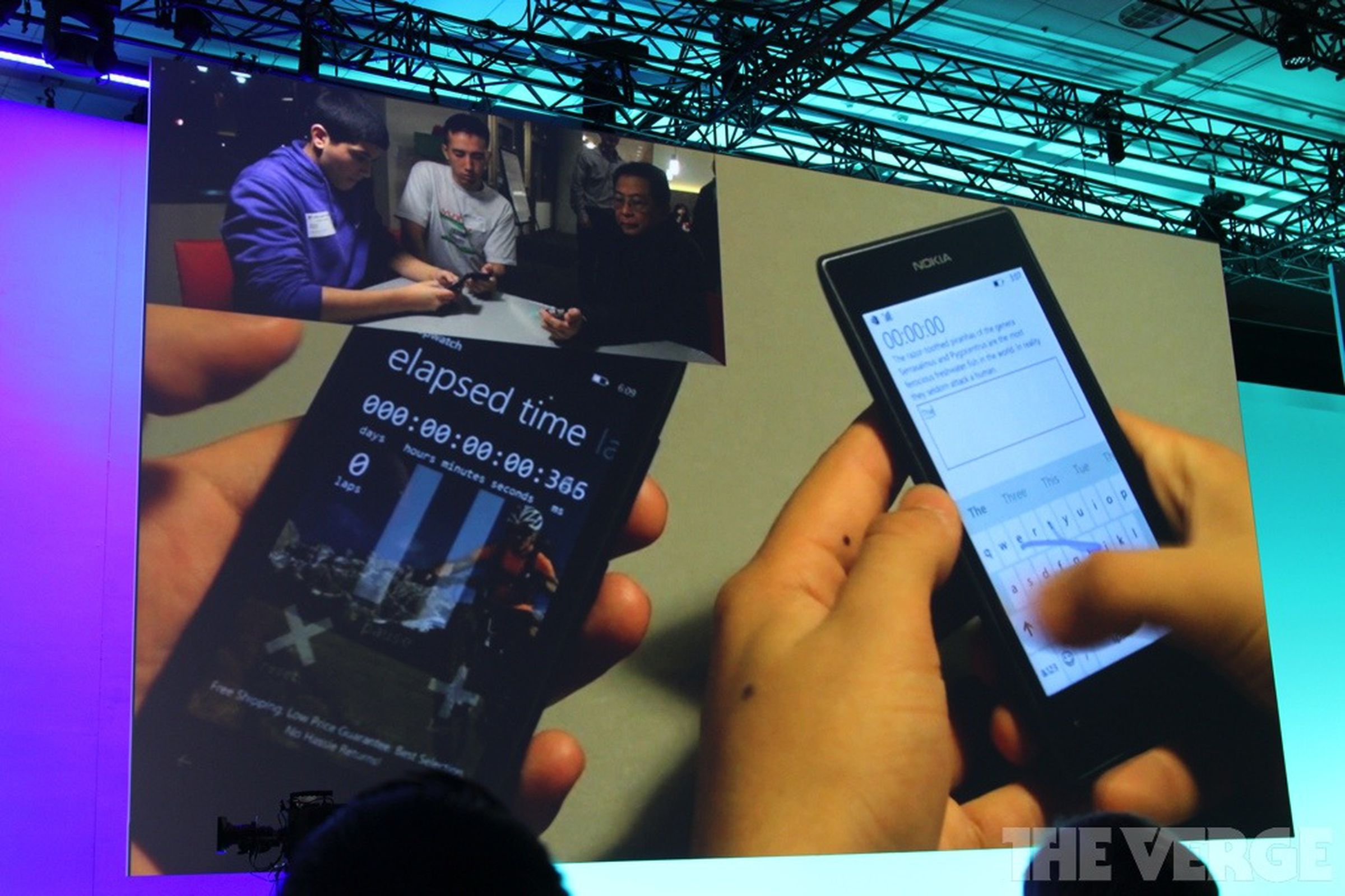 Photos of Windows Phone 8.1 with Cortana voice assistant from Microsoft Build