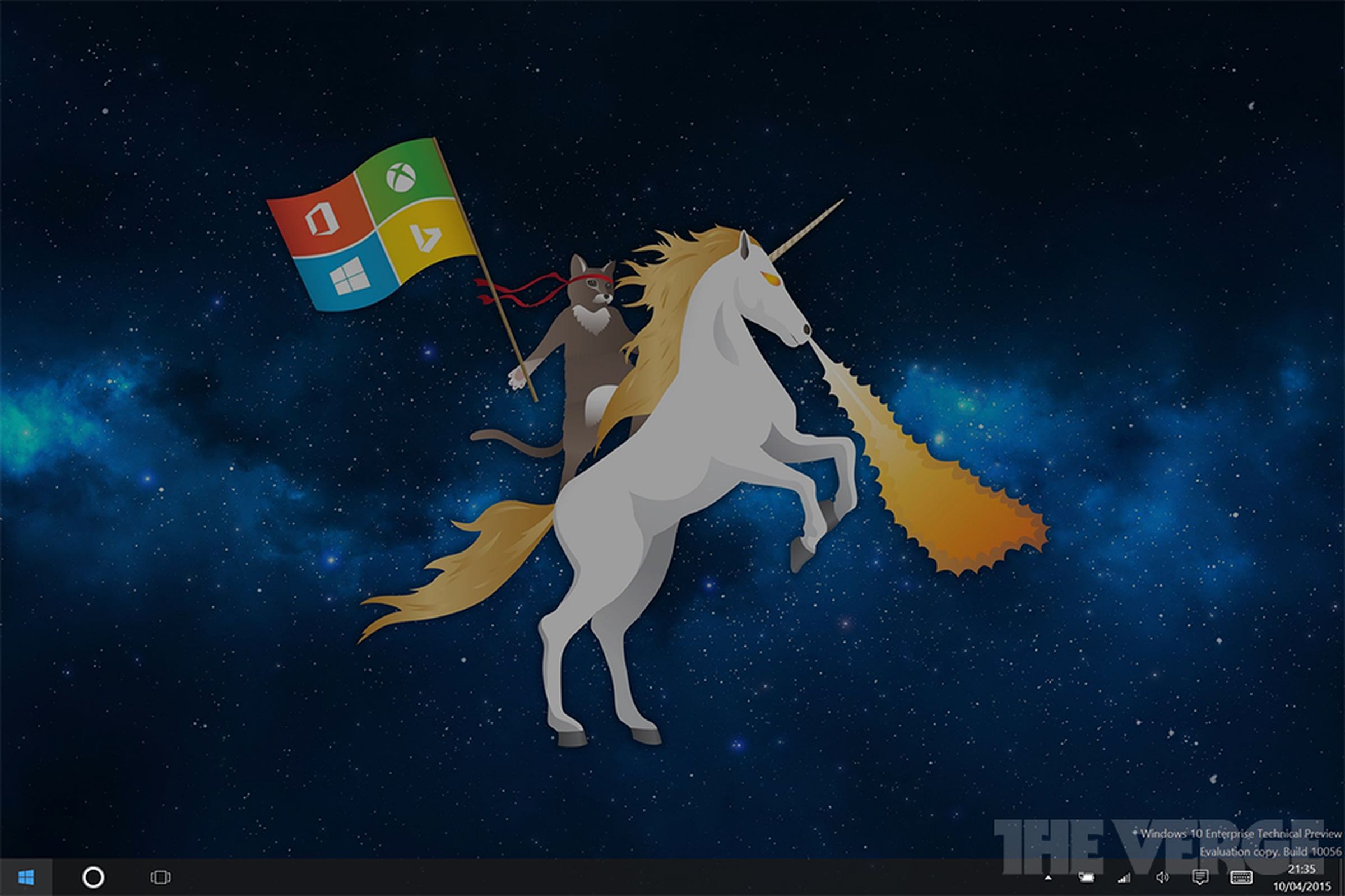 Windows 10 touch mode improvements