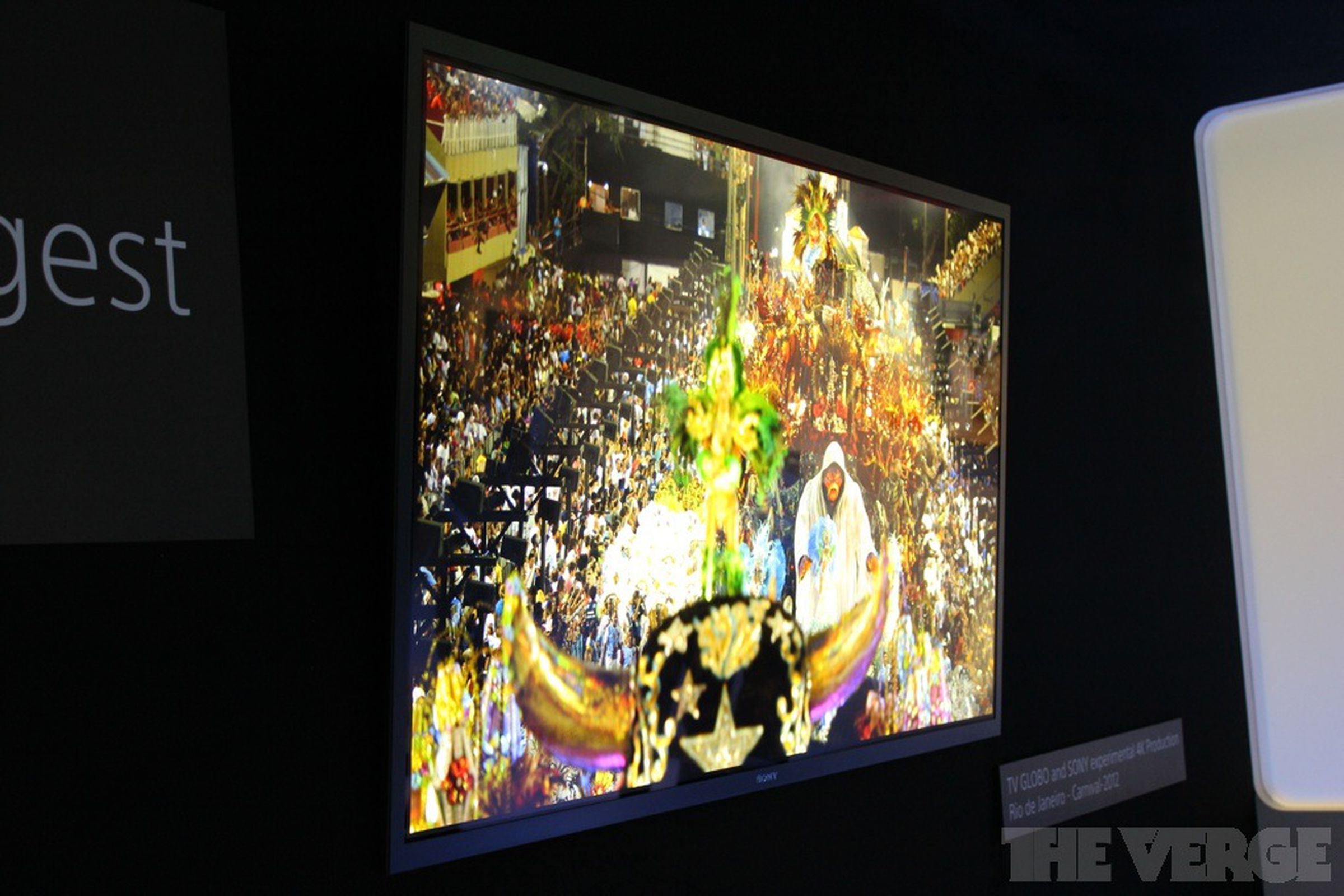 Gallery Photo: More hands-on photos with the Sony 4K OLED TV