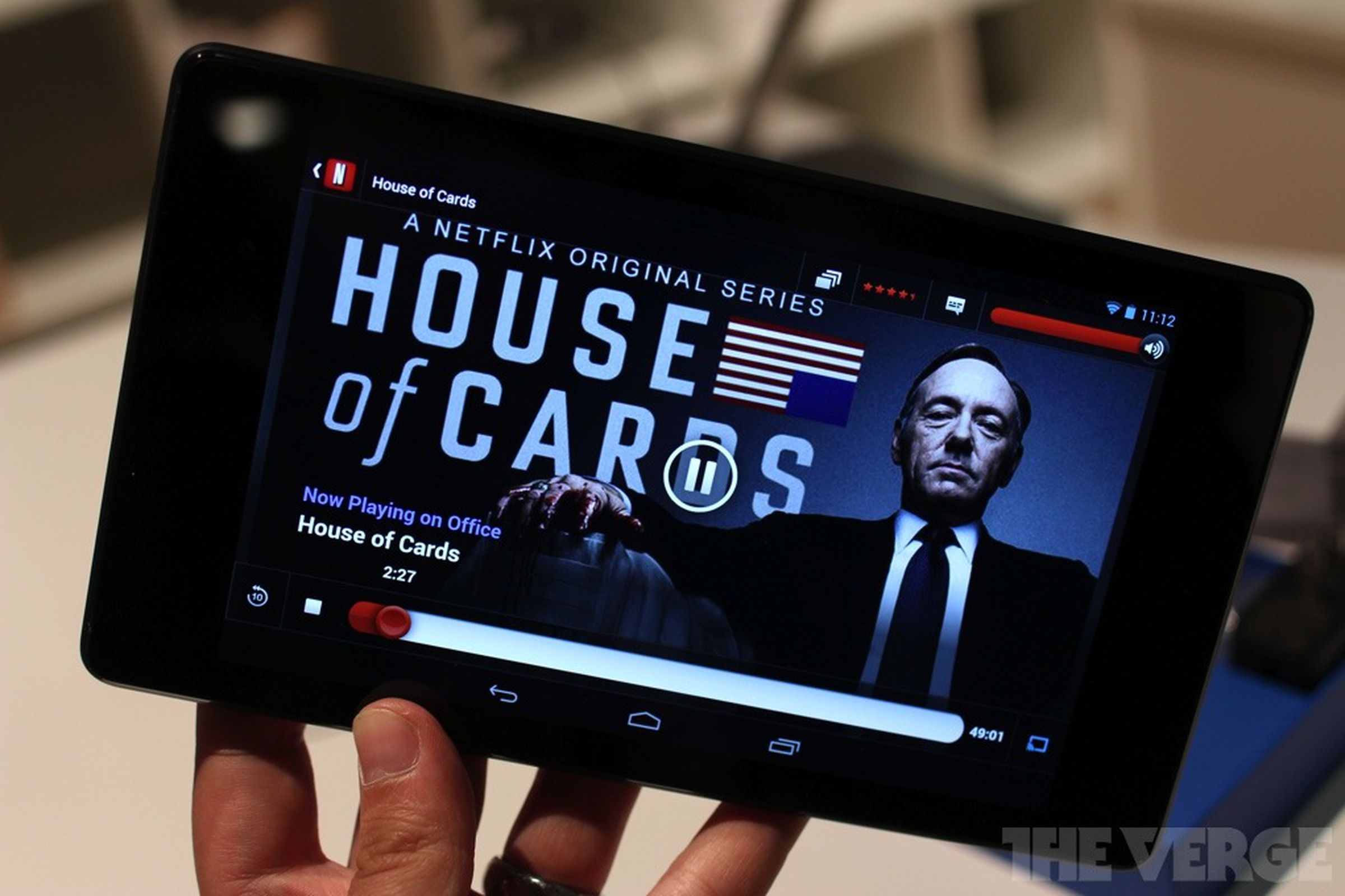 Netflix House of Cards tablet tv second screen stock 1020 1-2