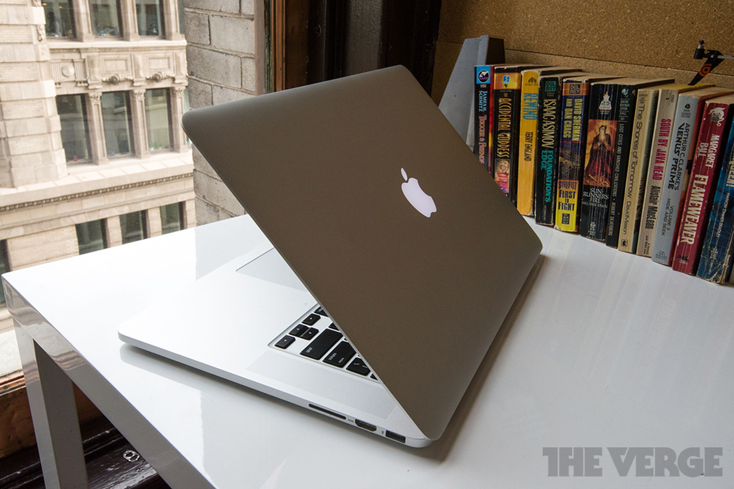 Not the new MacBook Pro, but it does have ports that are tipped to return!