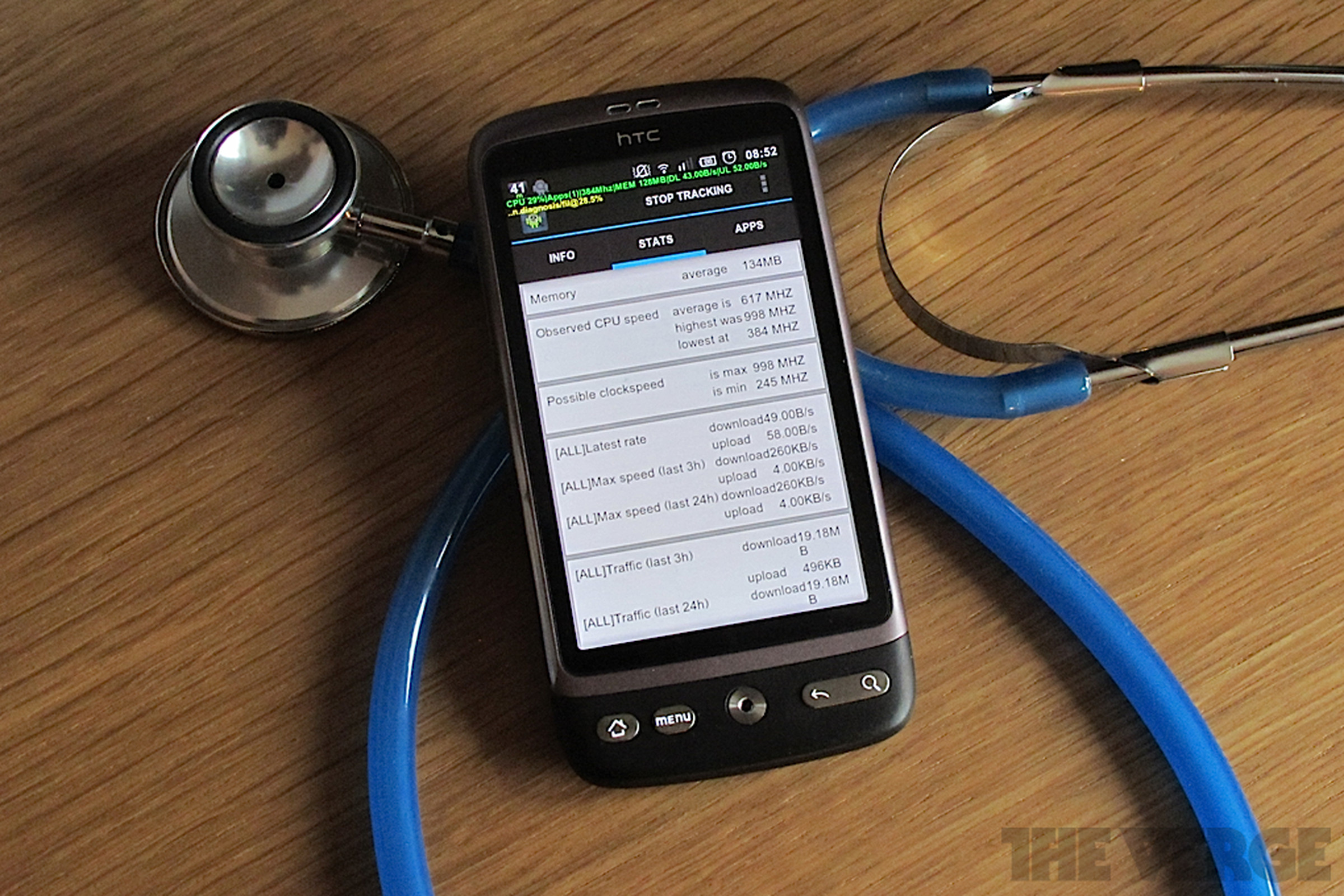 Android Diagnosis Desire Stethoscope