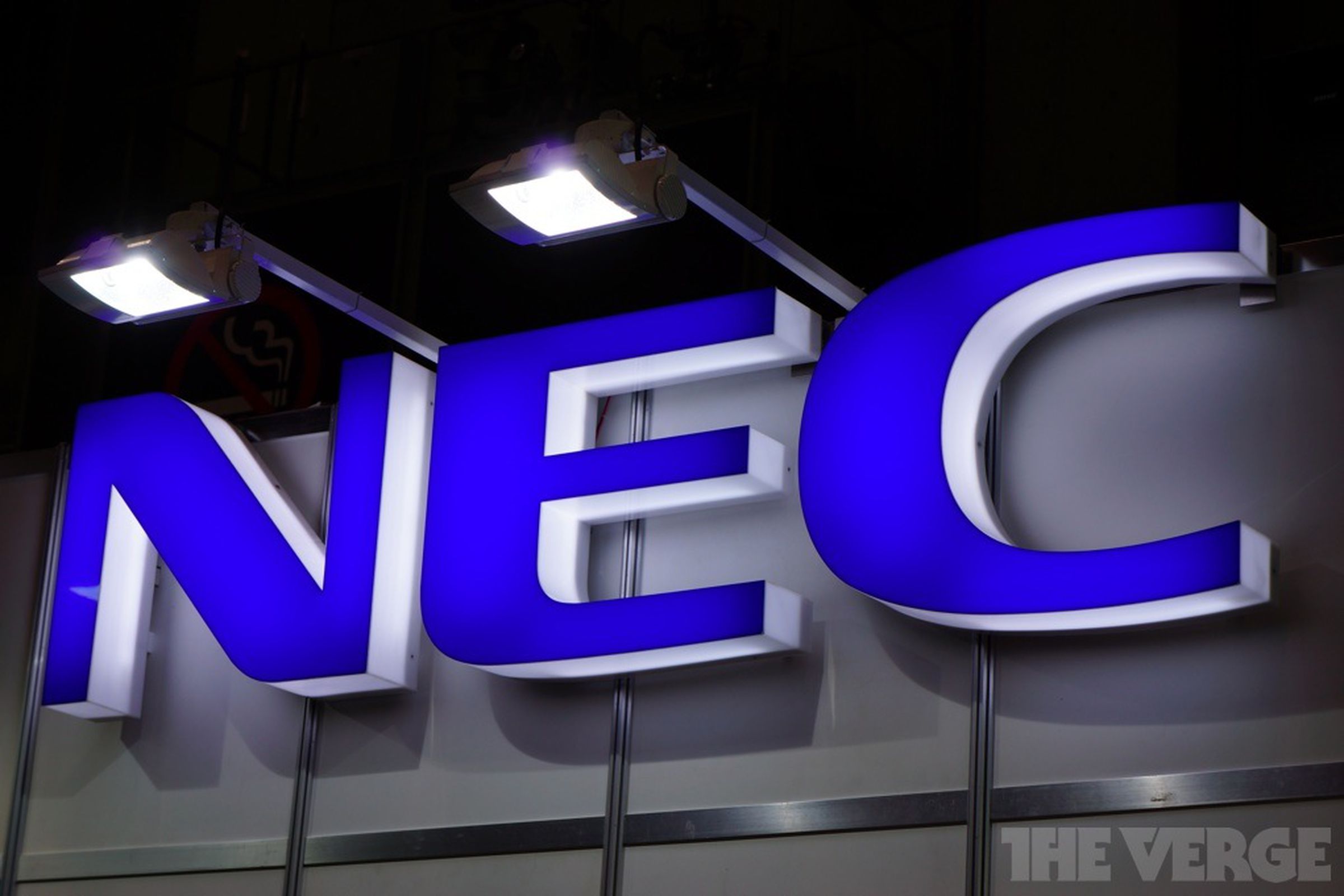 nec logo stock