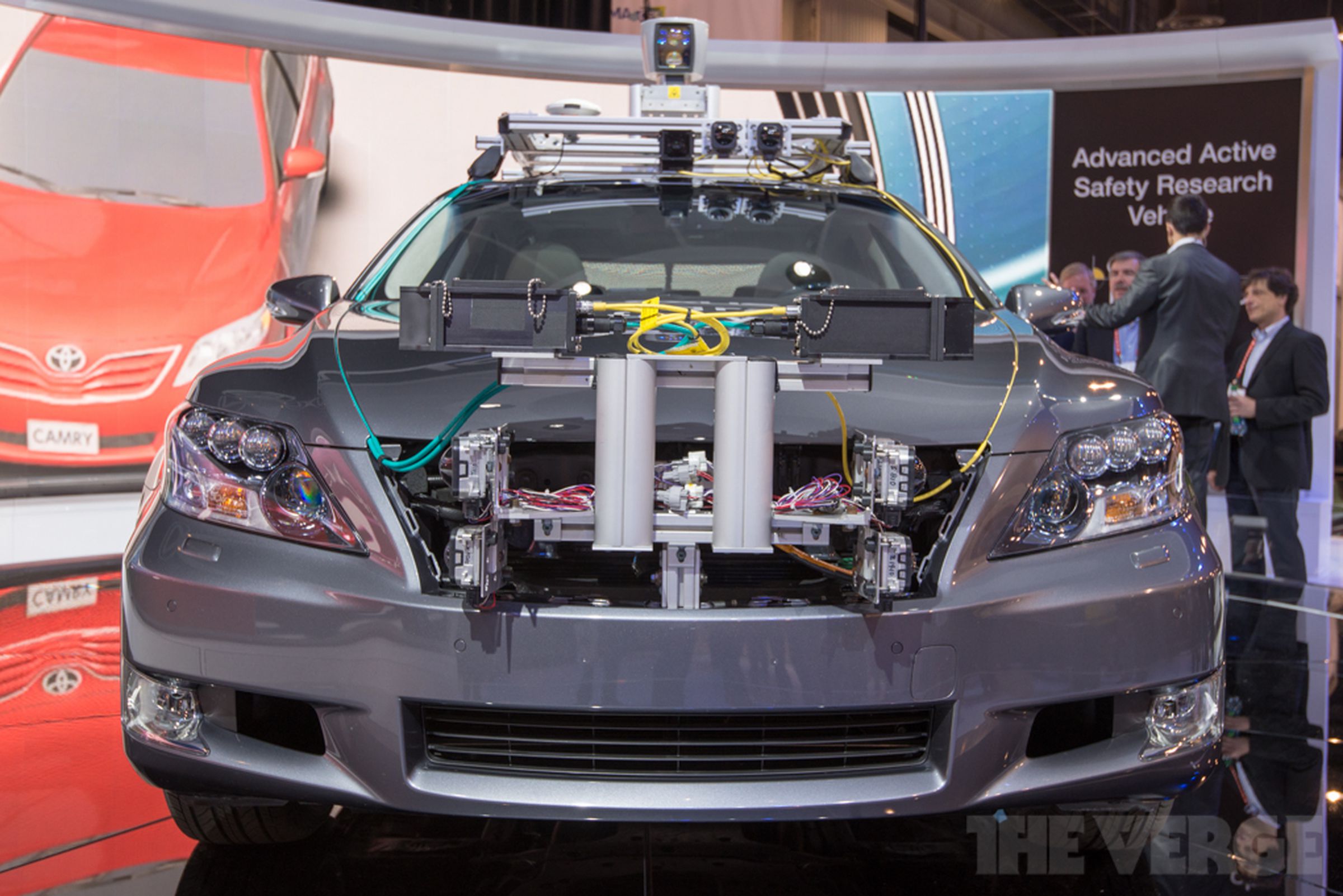 Lexus LS600hL Advanced Safety autonomous car hands-on pictures  