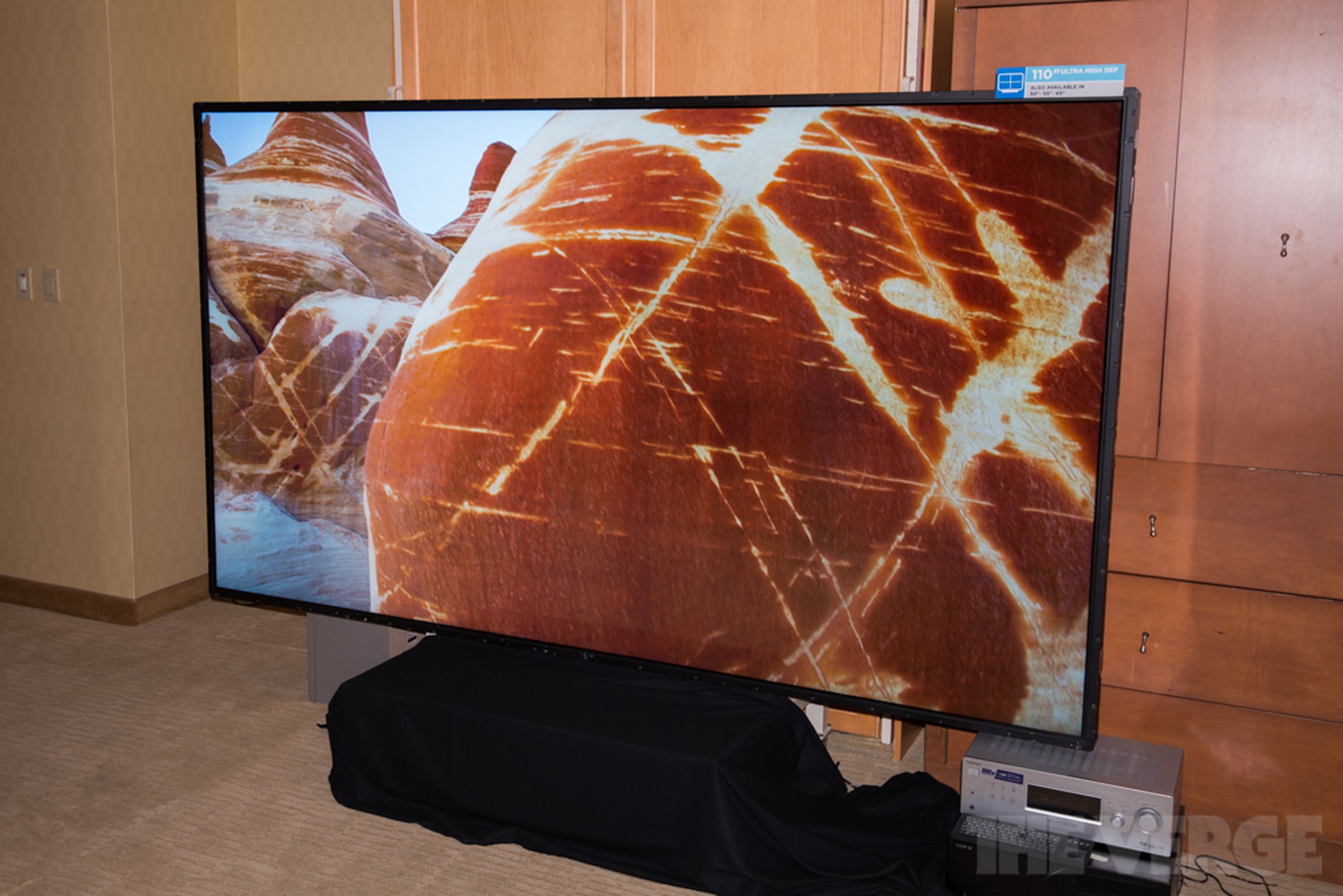 Westinghouse 110-inch, 60-inch, and 50-inch 4K TVs (hands-on photos)