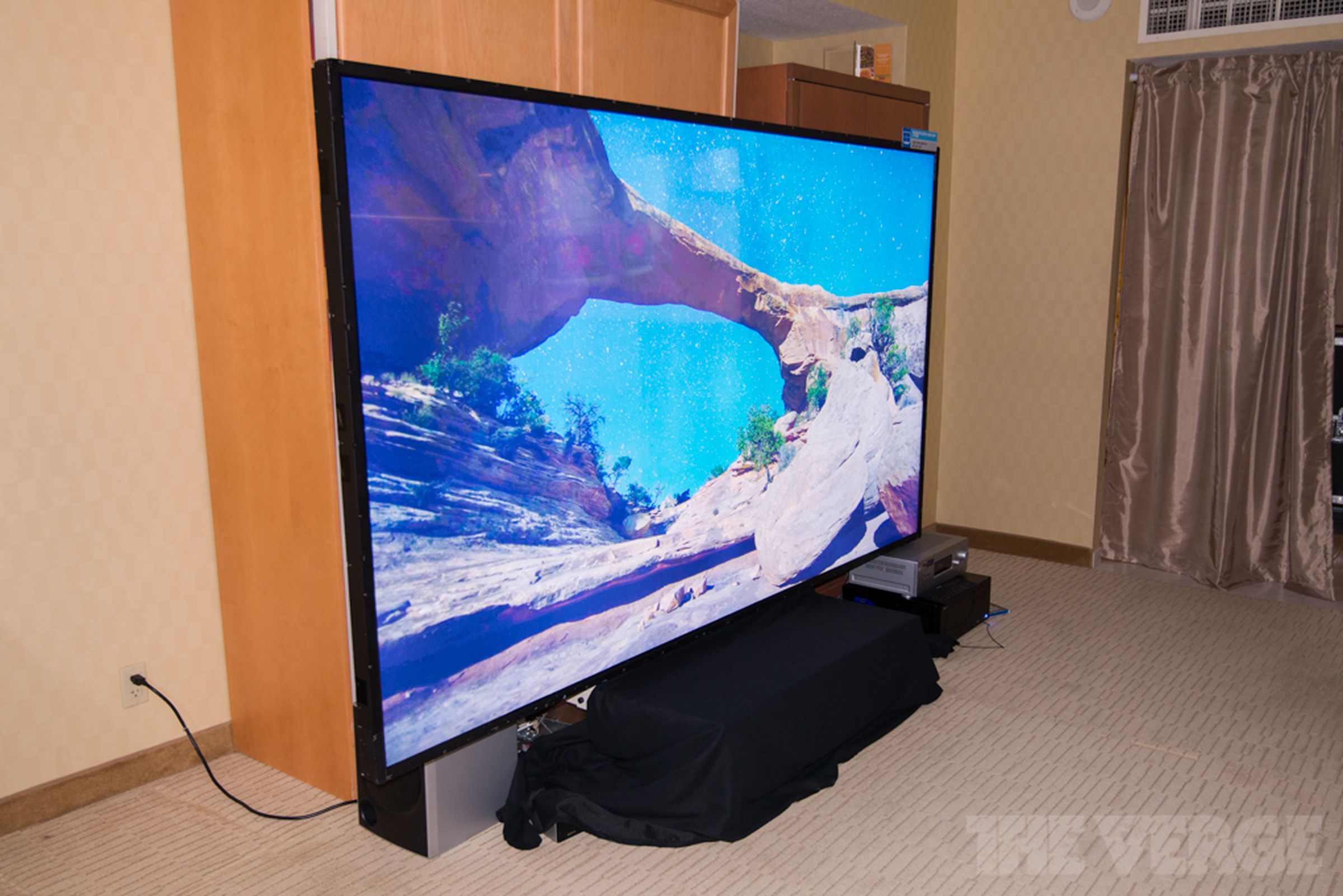 Westinghouse 110-inch, 60-inch, and 50-inch 4K TVs (hands-on photos)