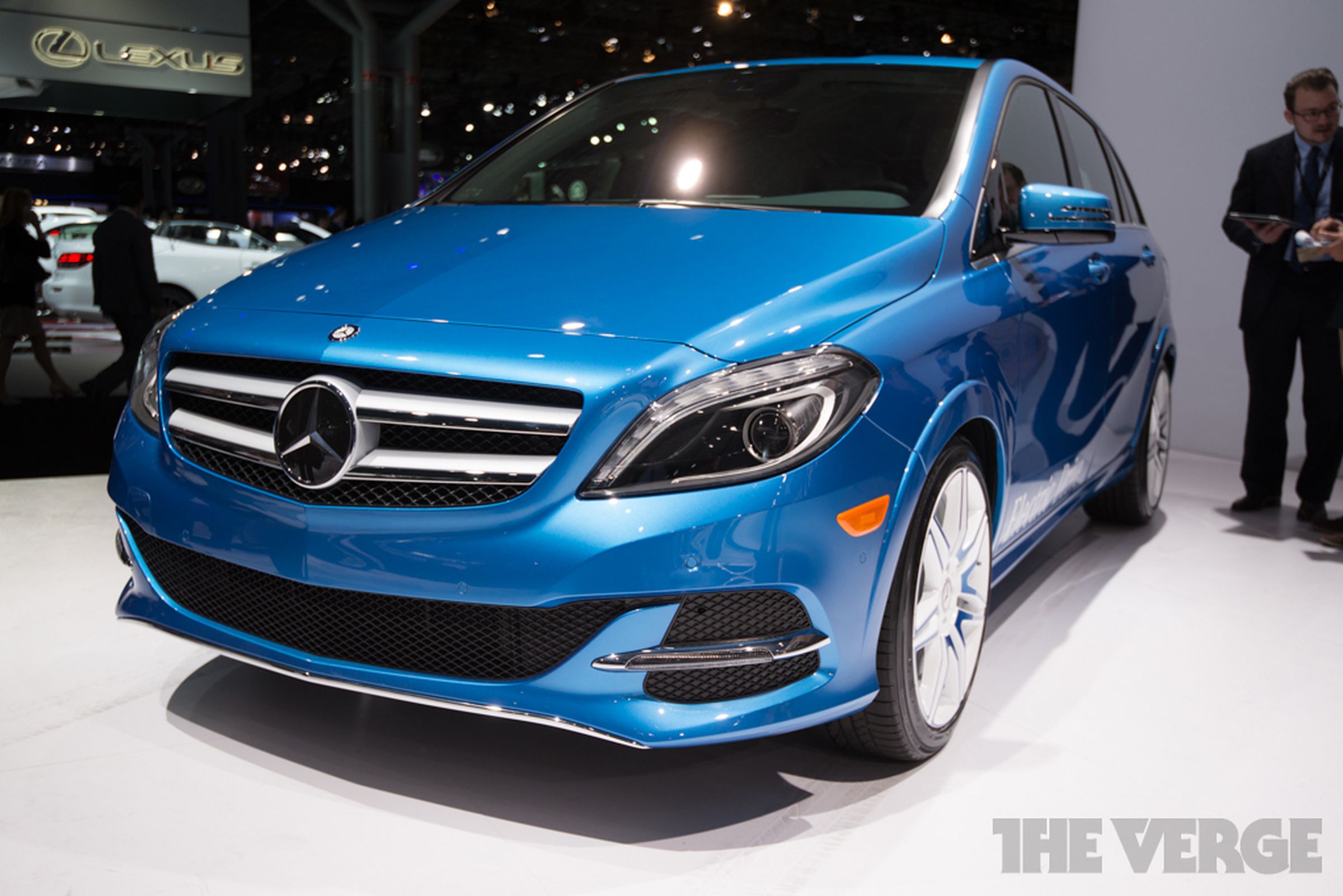 Mercedes B-Class Electric Drive hands-on pictures