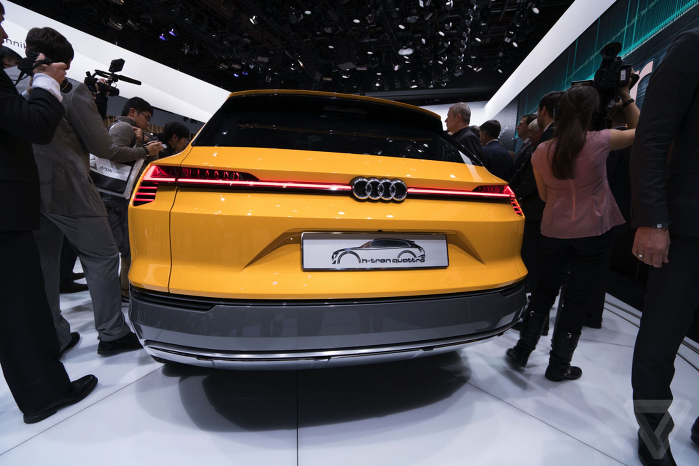 Audi h-tron quattro concept at the Detroit Auto Show