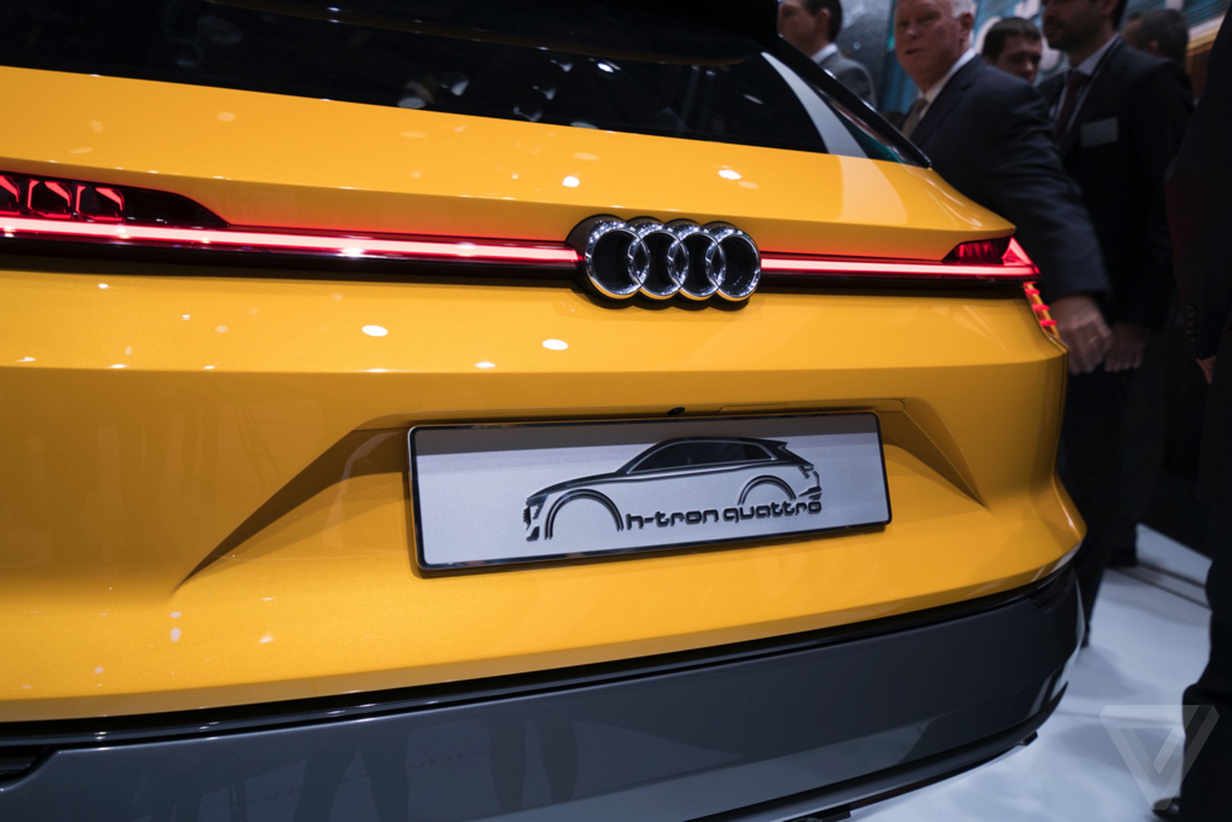Audi h-tron quattro concept at the Detroit Auto Show