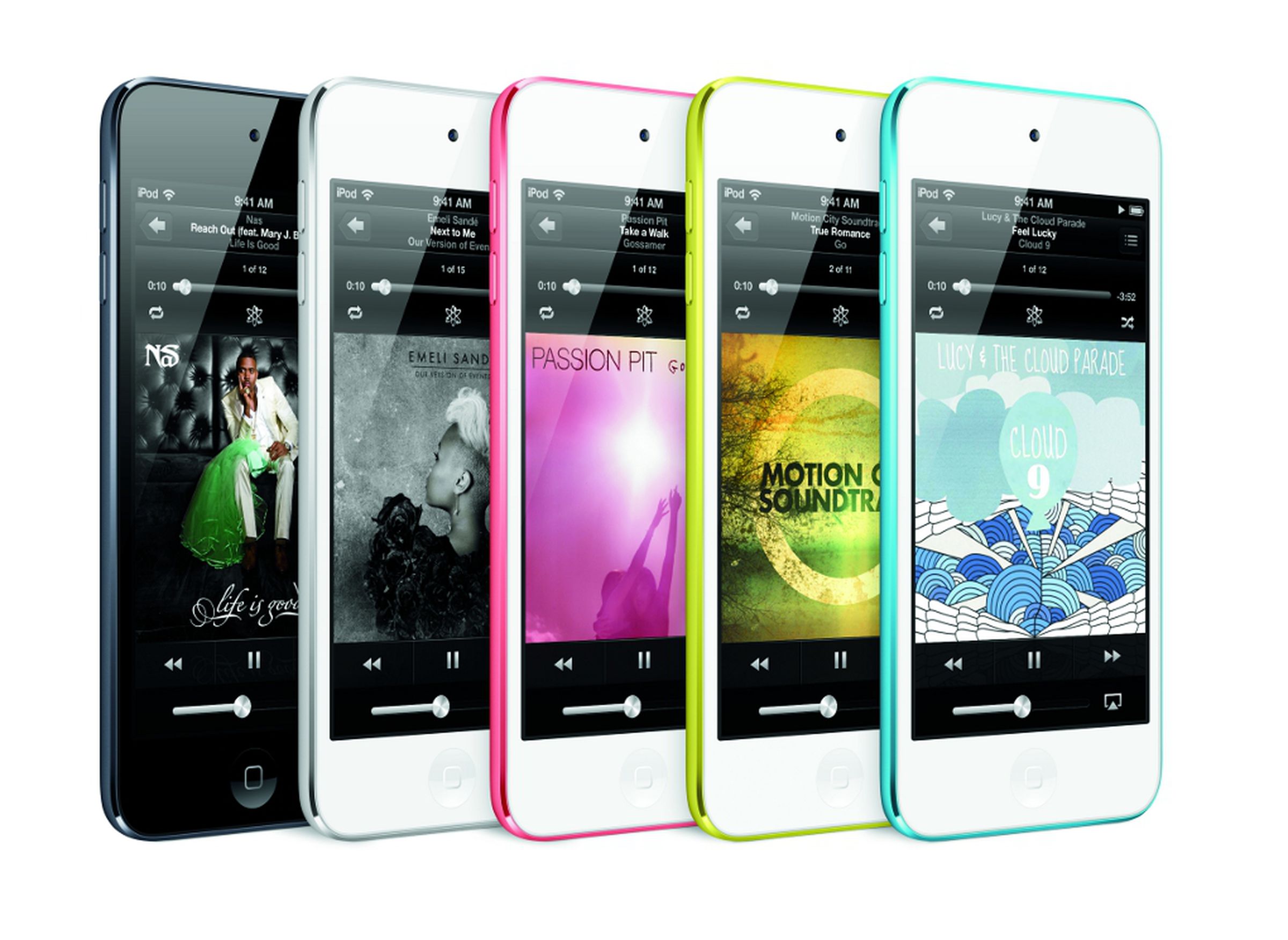 Press images of Apple's new iPod Touch